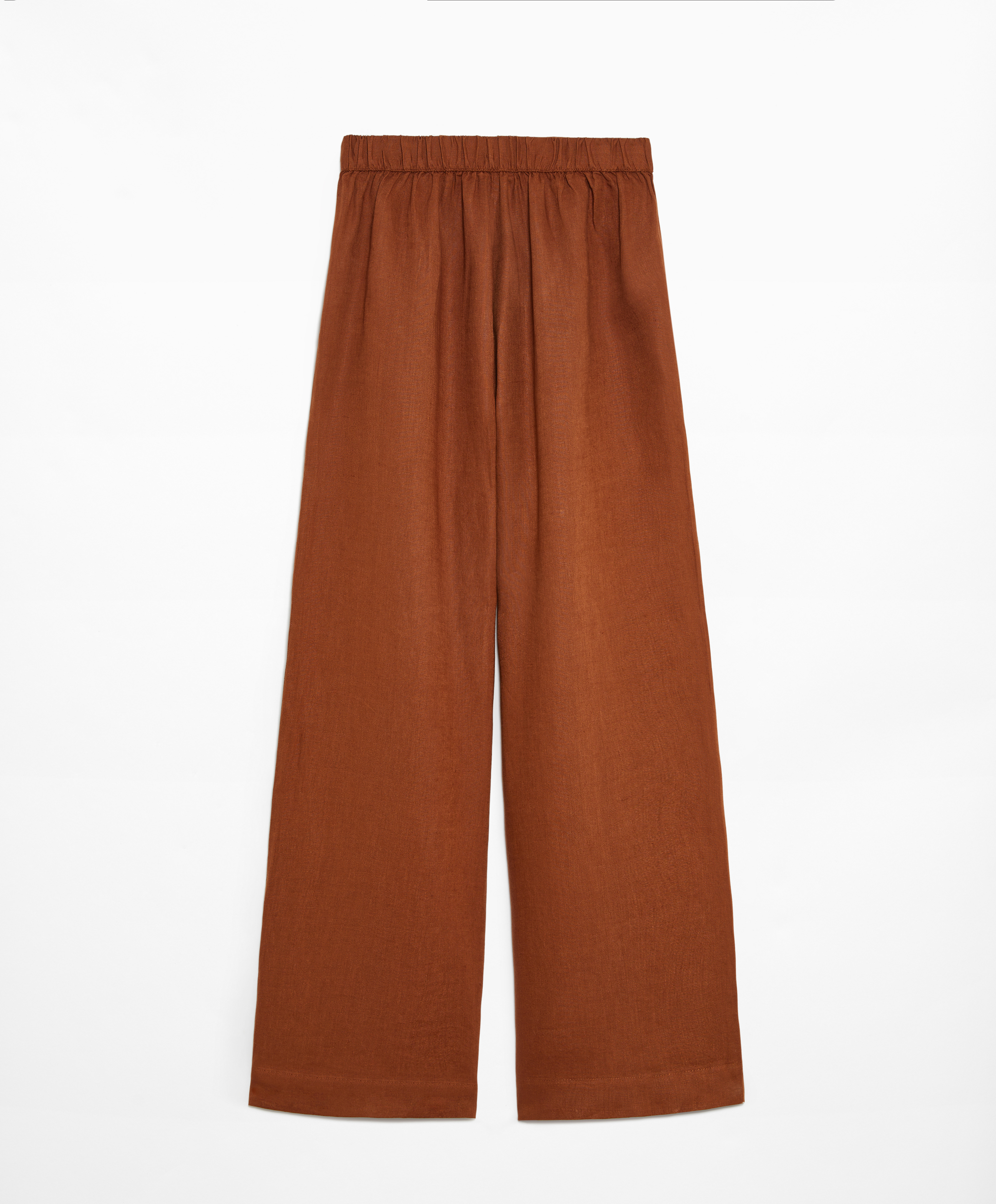 Tailored-fit 100% linen trousers