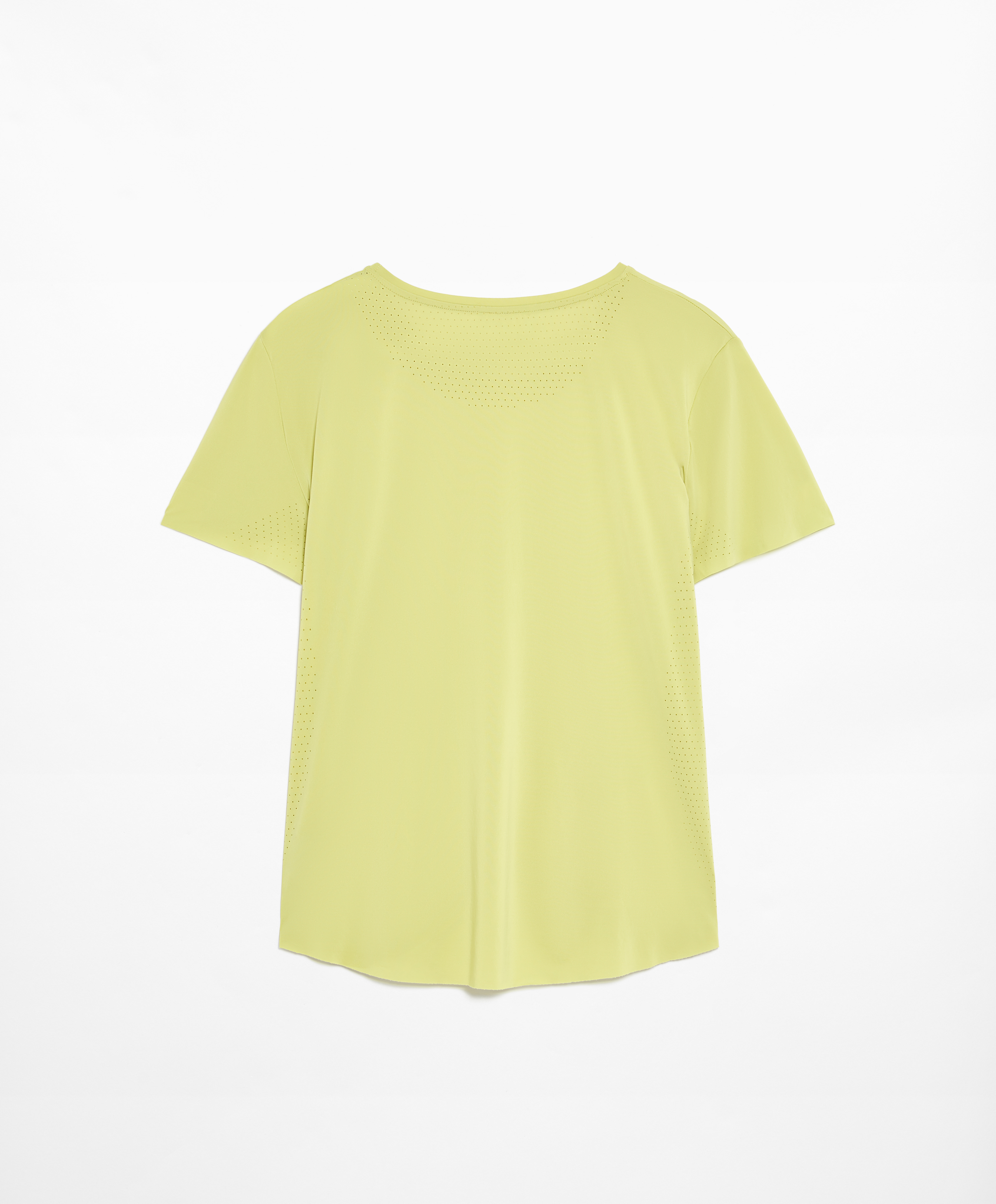 Fitted short-sleeved technical T-shirt