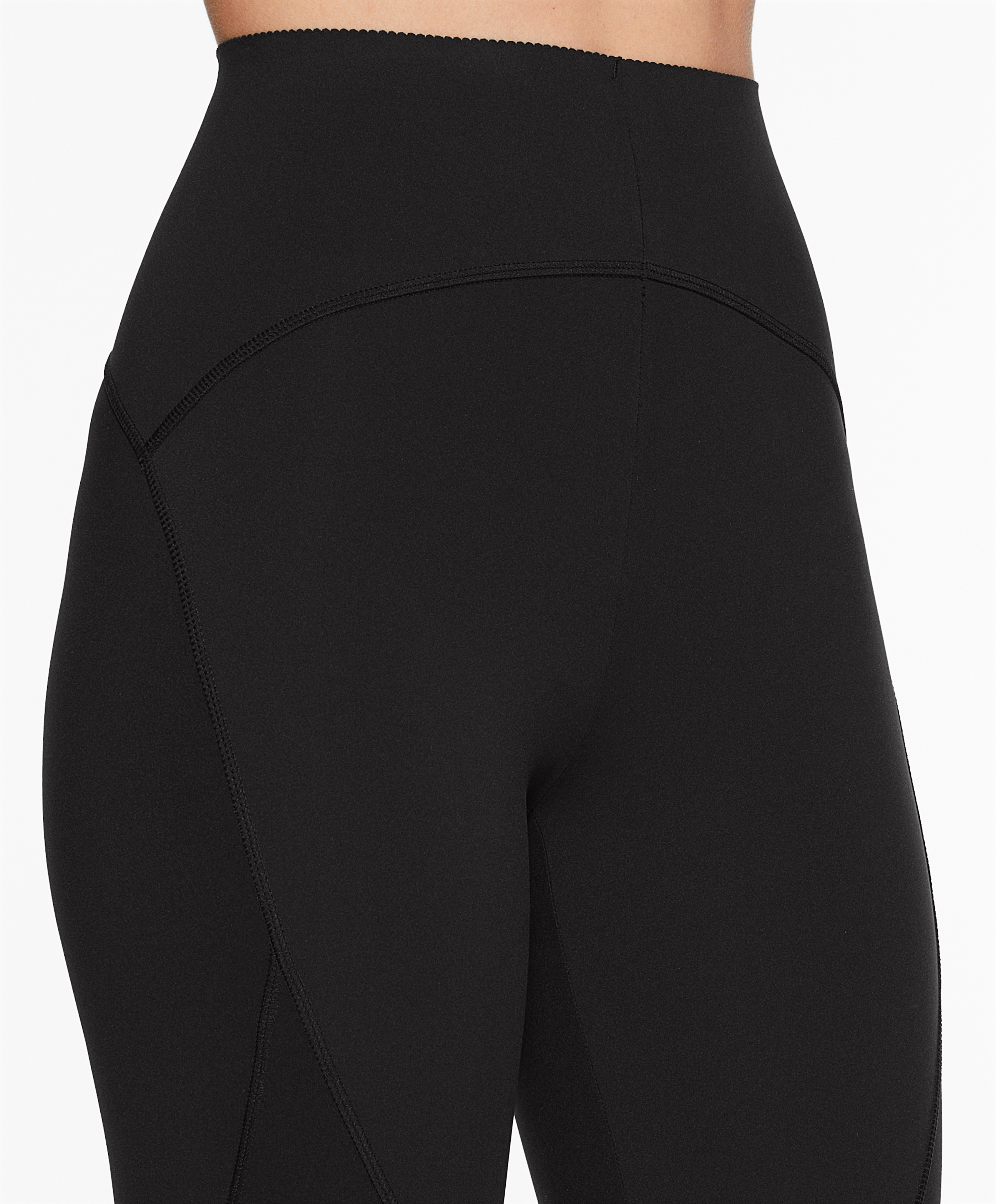 Basic compressive ankle-length leggings