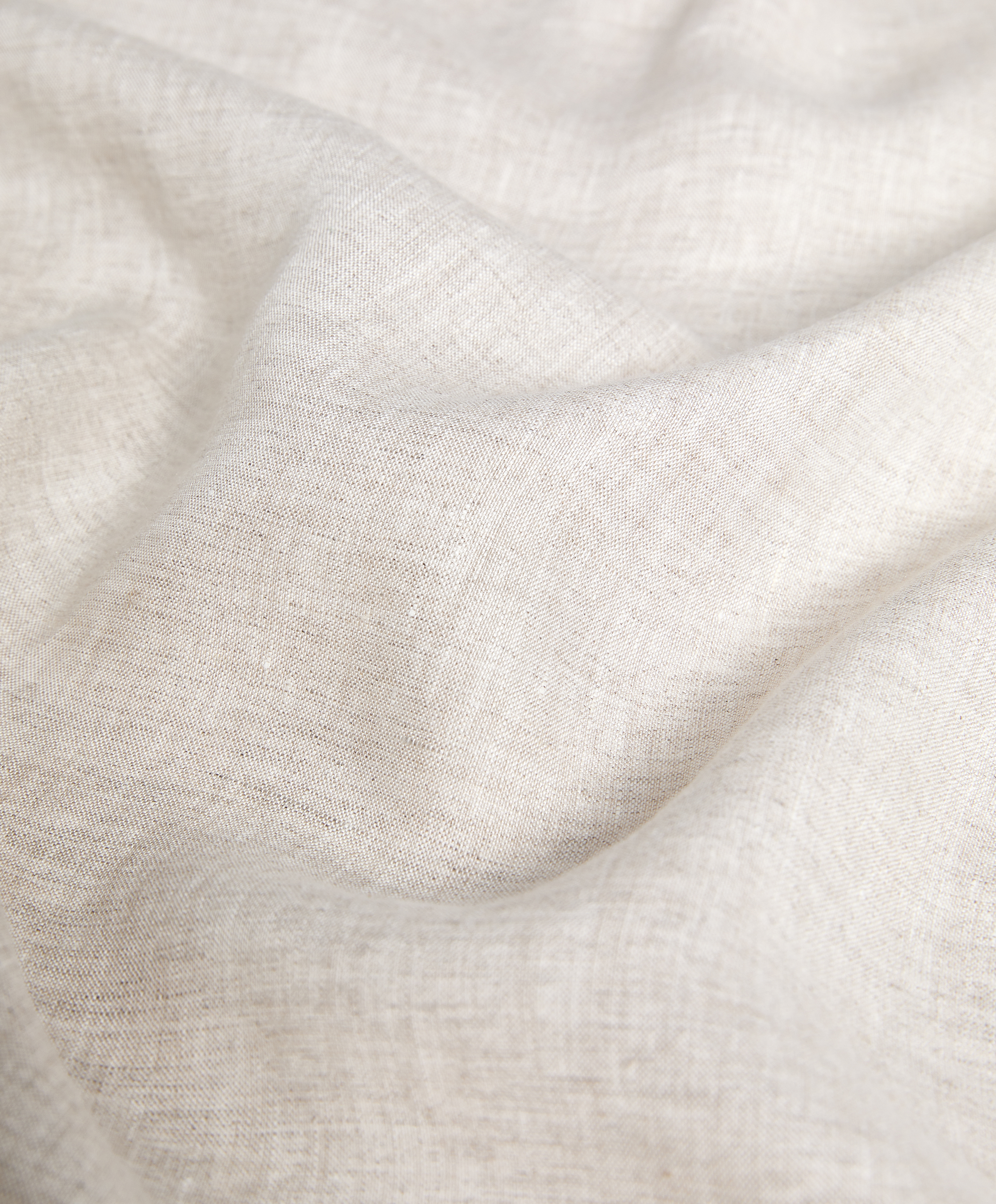 Wrap trousers with linen