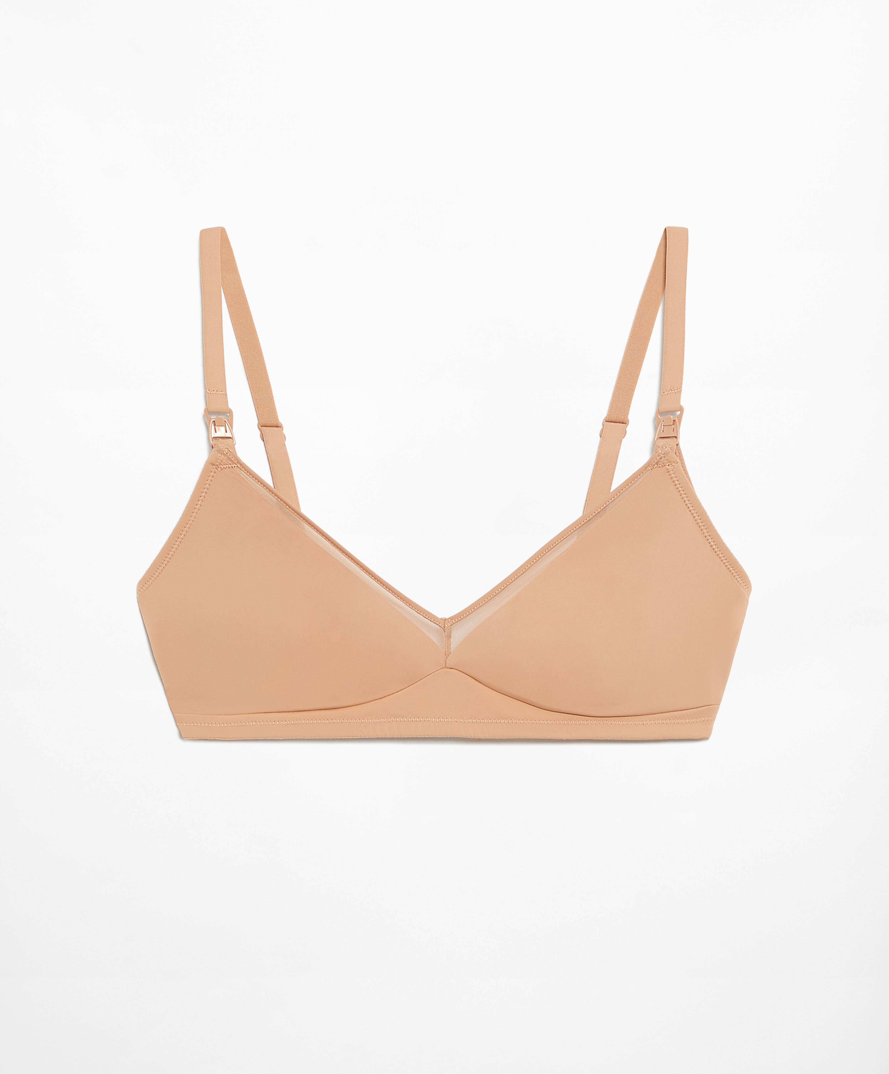 Mesh nursing bra