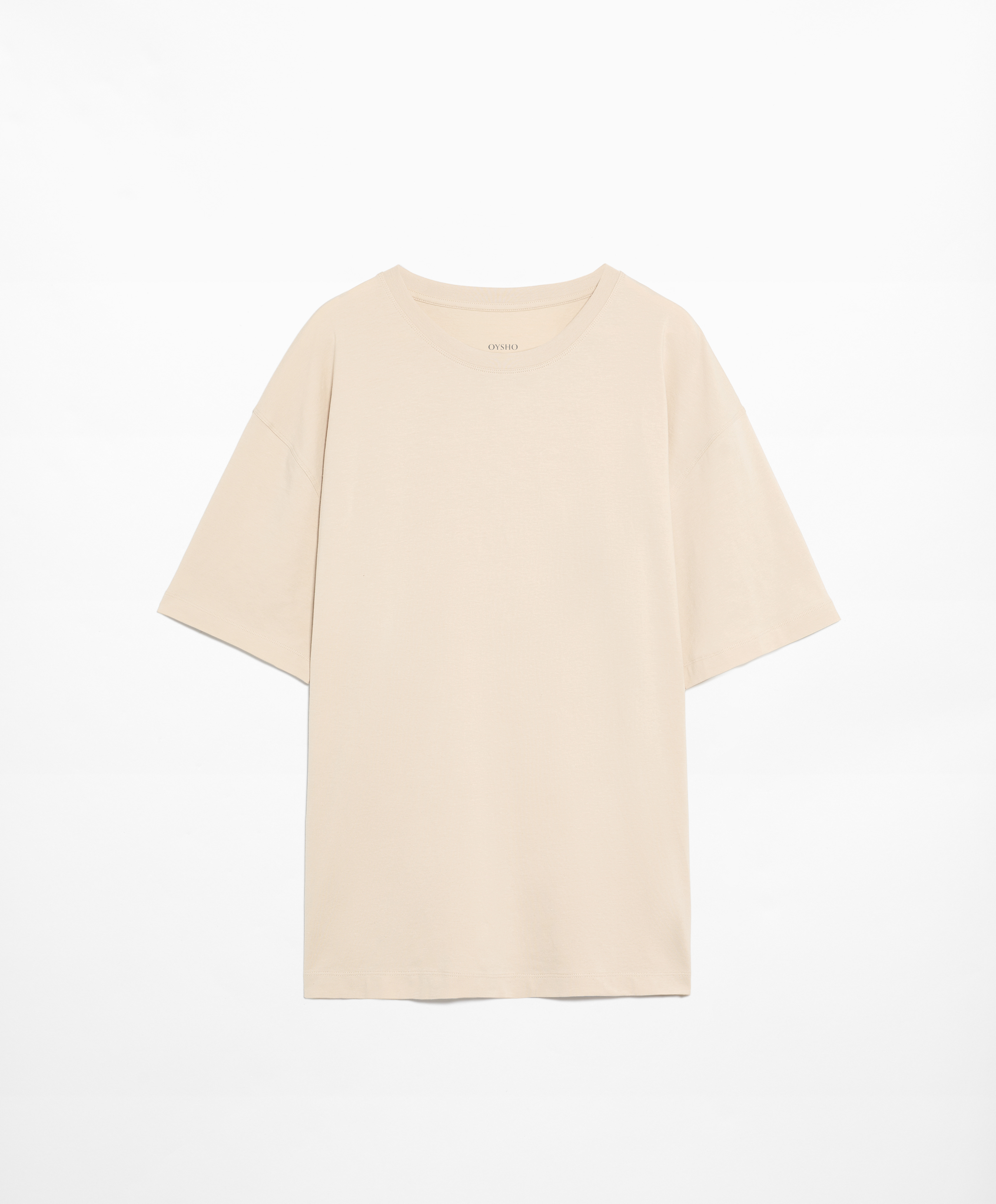 Short sleeve cotton blend T-shirt