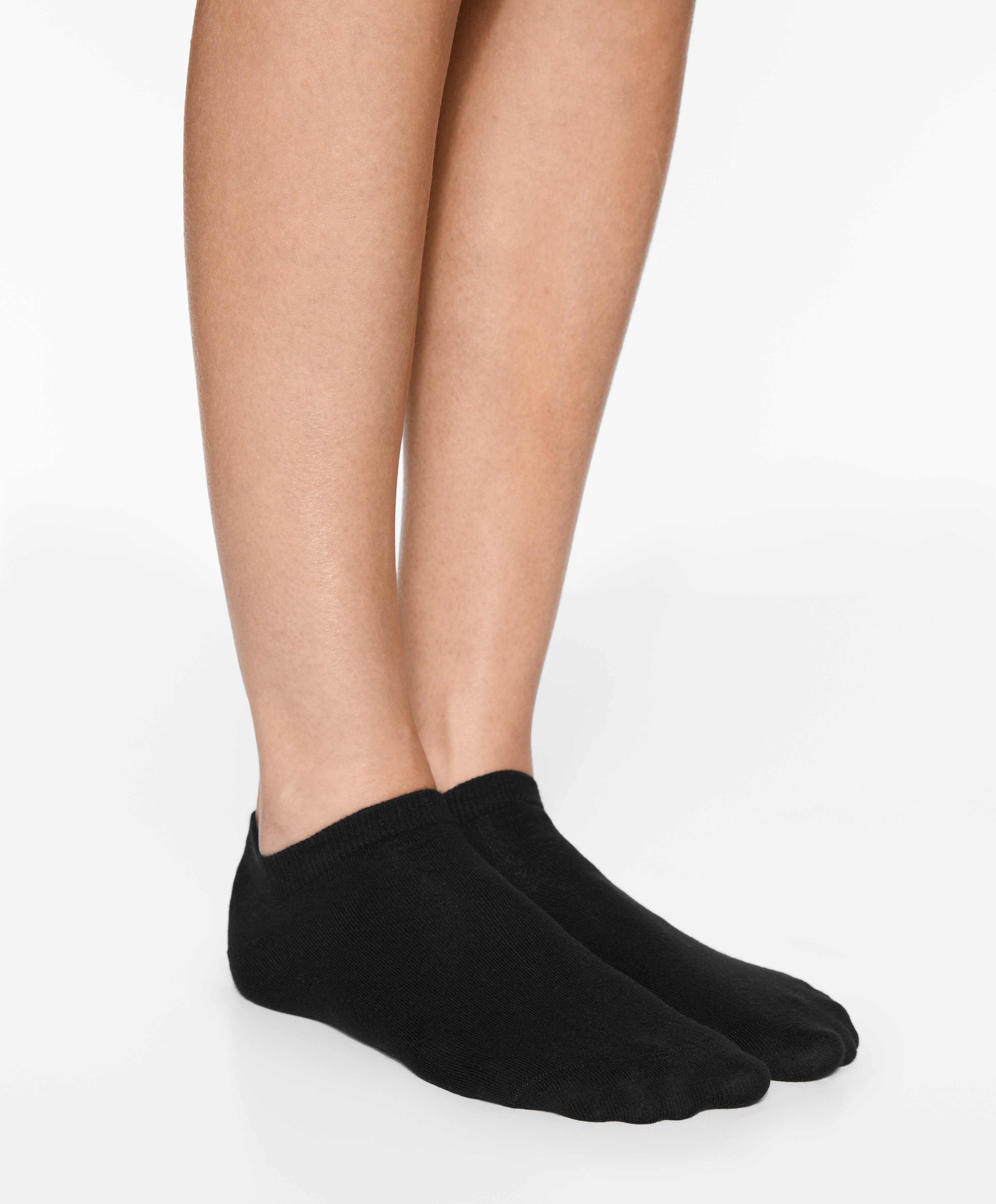 5 pairs of tab cotton blend sports sneaker socks