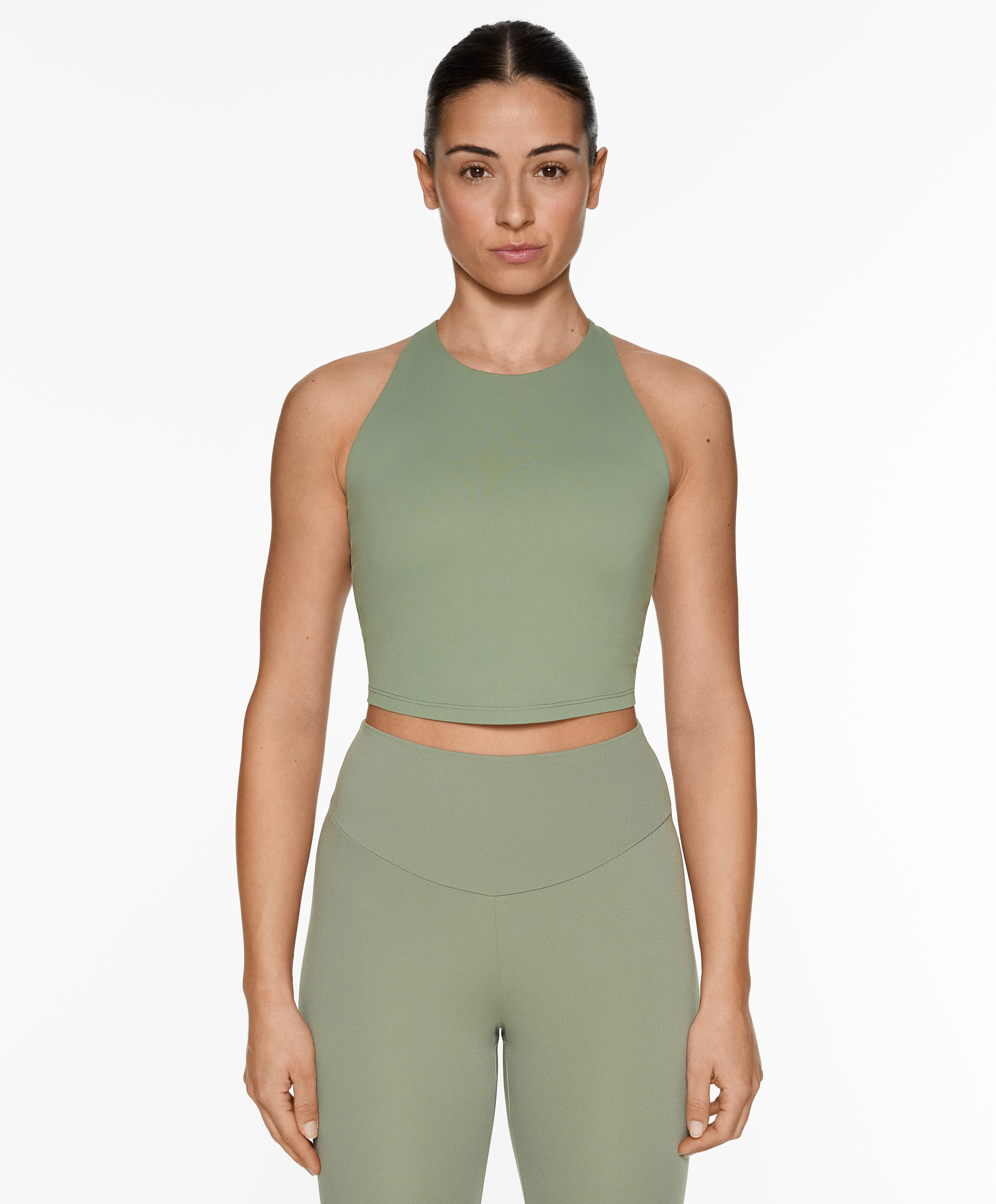 Comfortlux strap tank top with cups