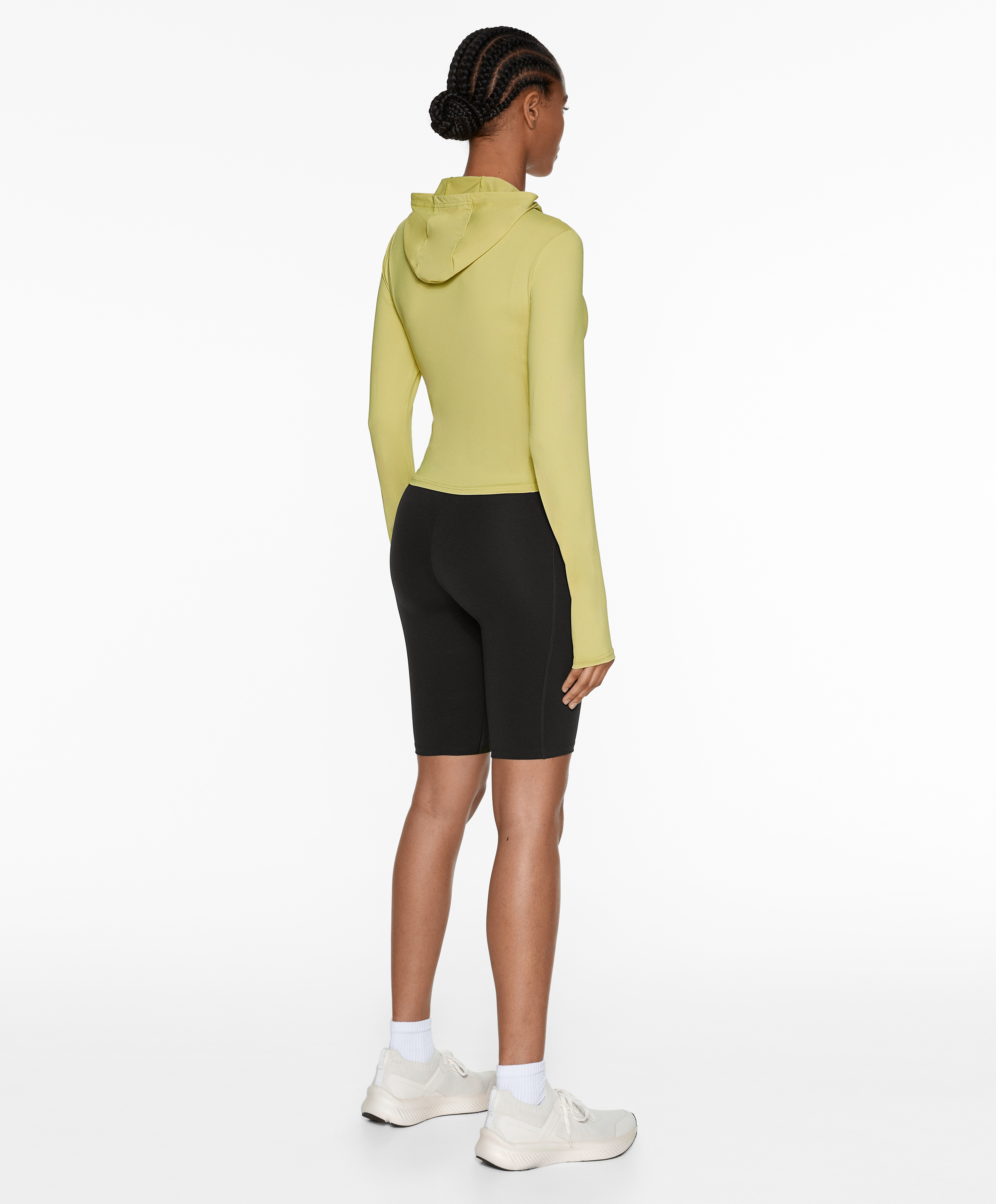 Cool touch hooded technical jacket