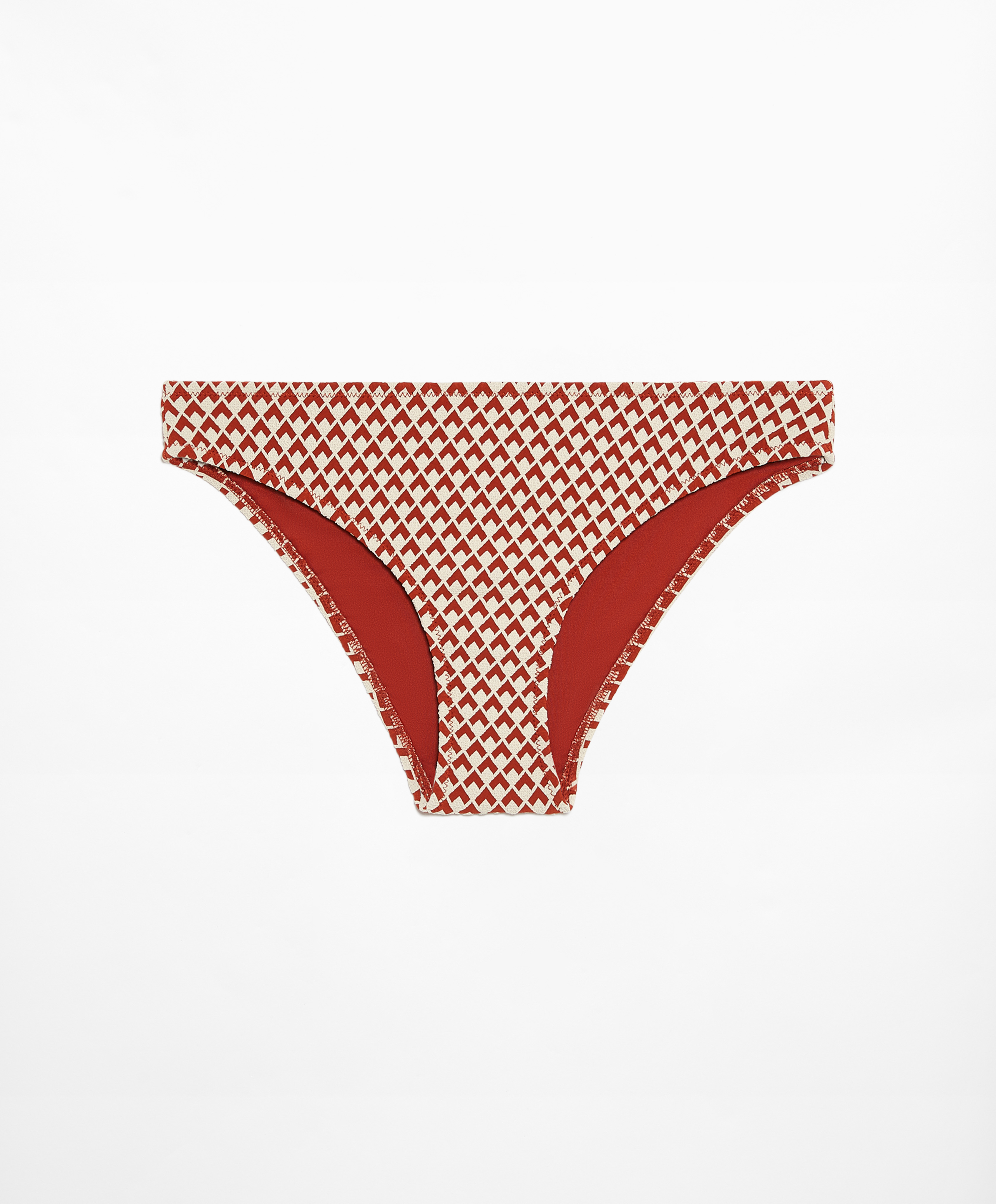 Geometric jacquard classic bikini briefs