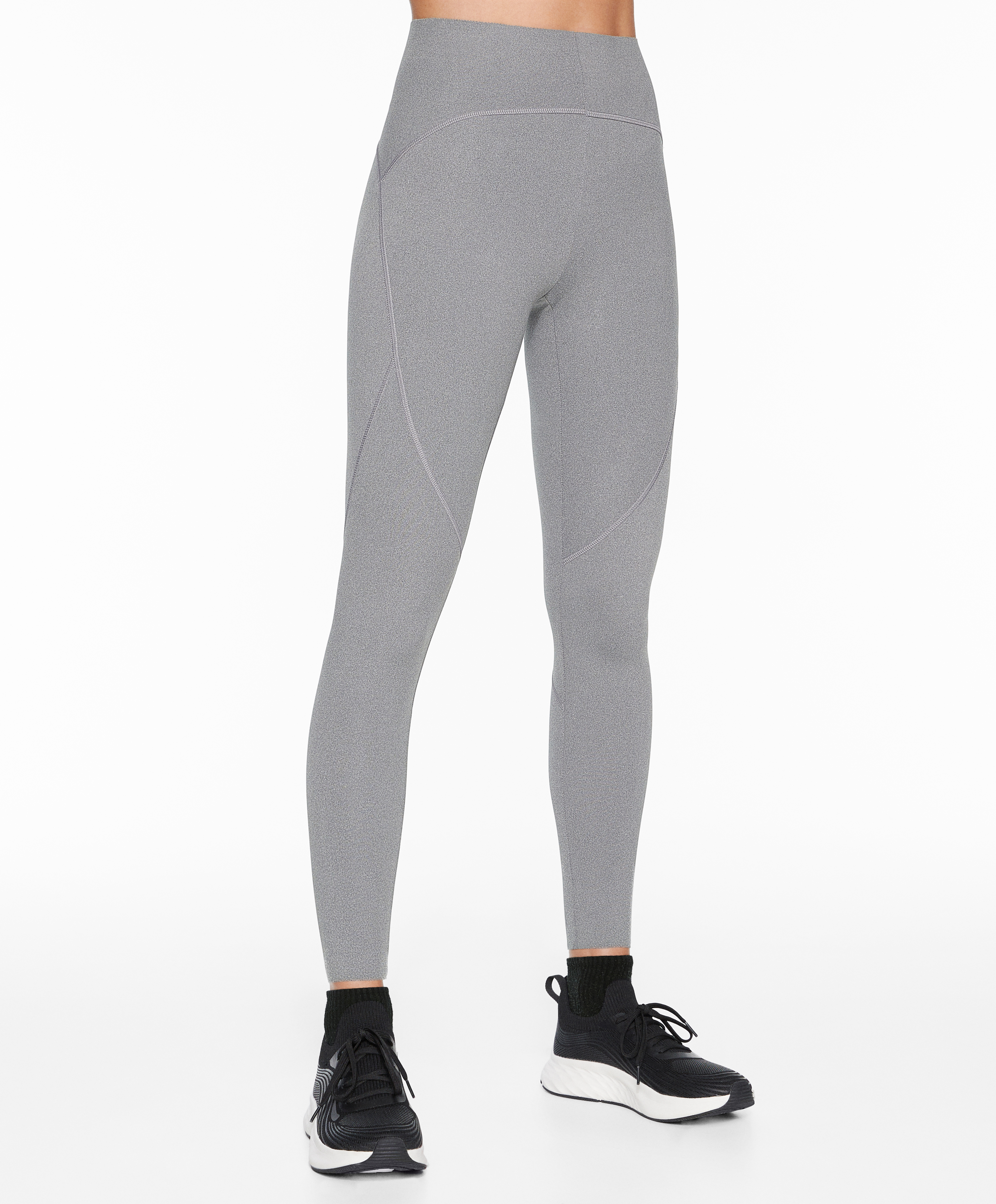 Basic compressive ankle-length leggings