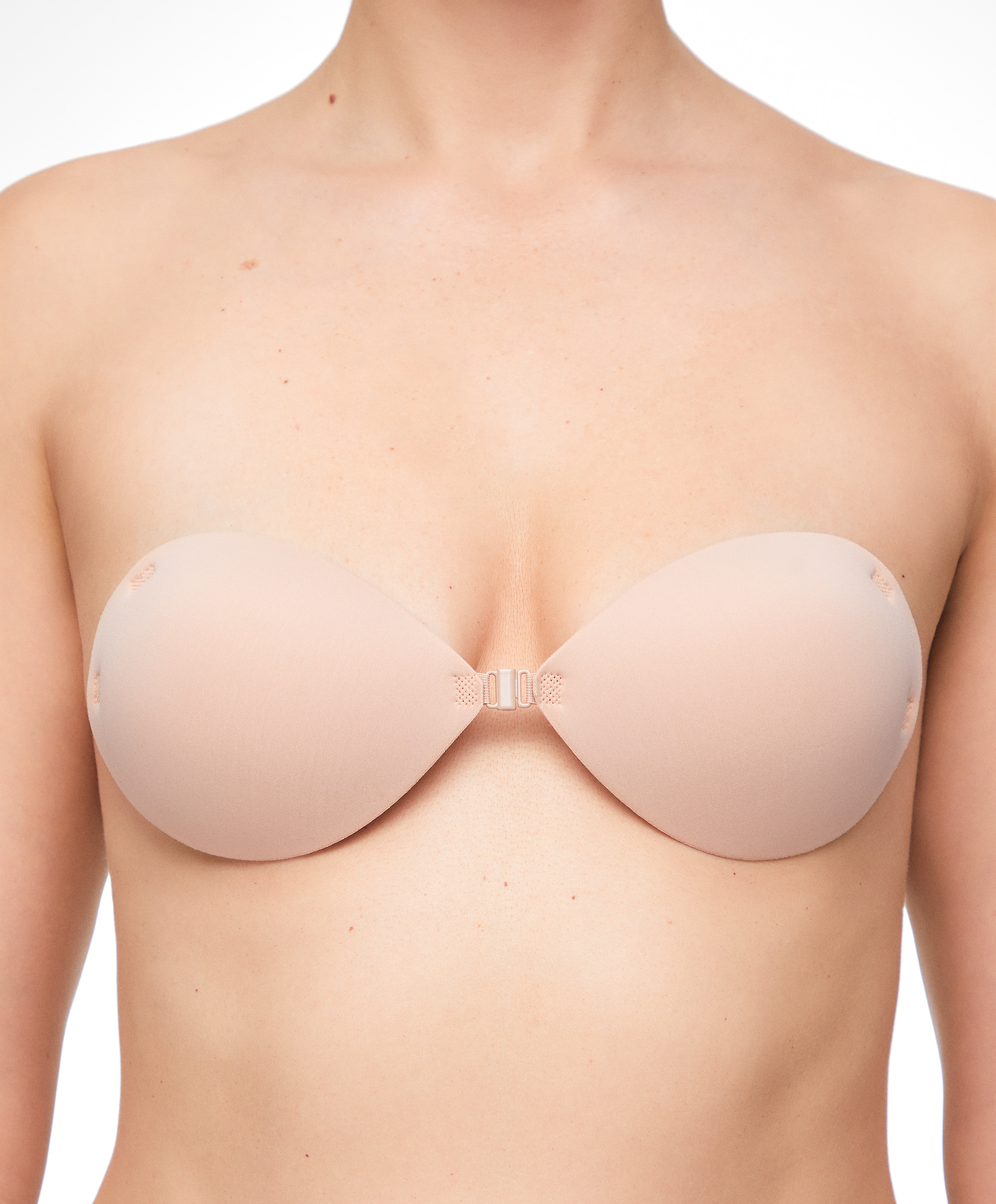 Adhesive fabric cups