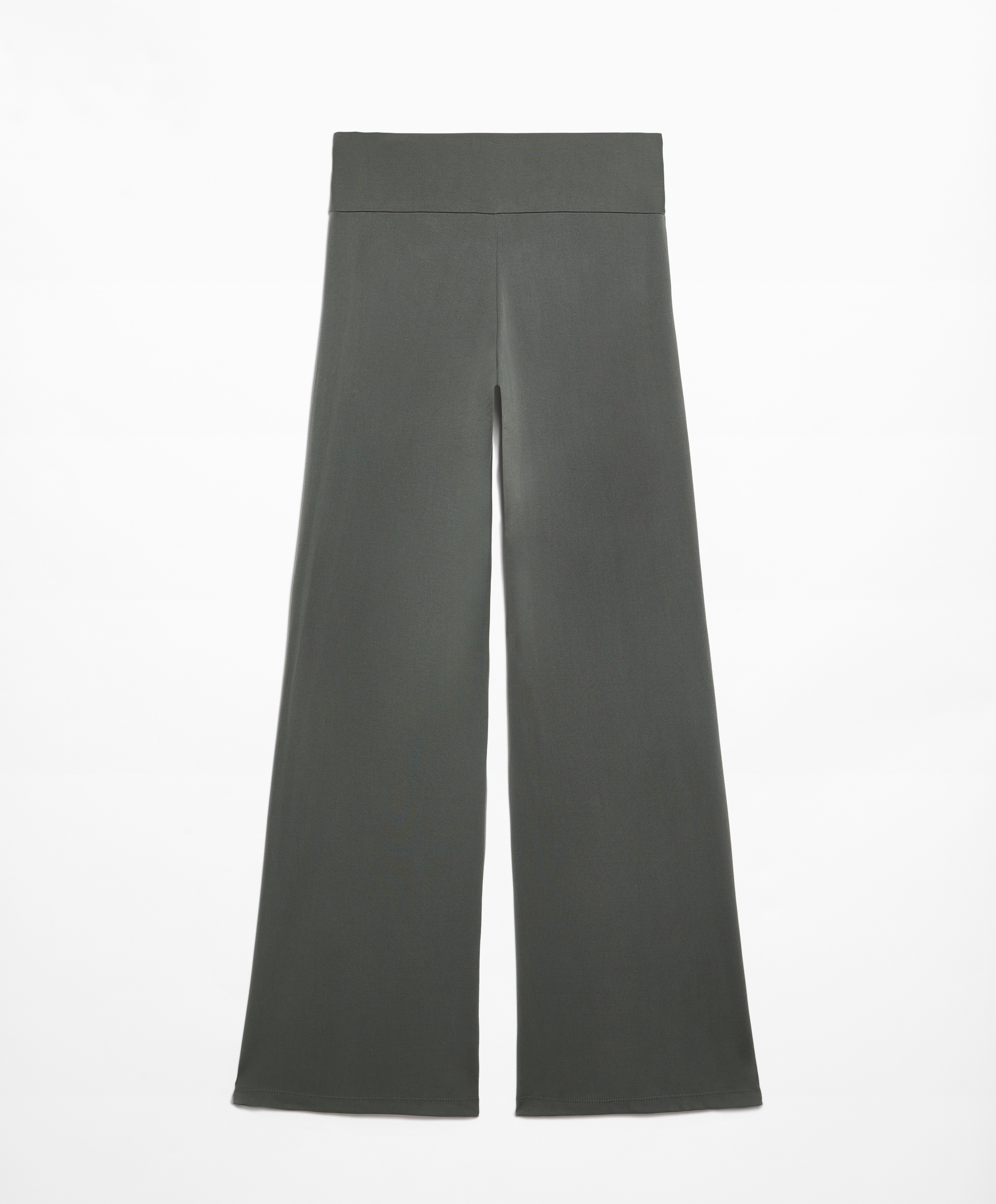 Modal blend flare trousers