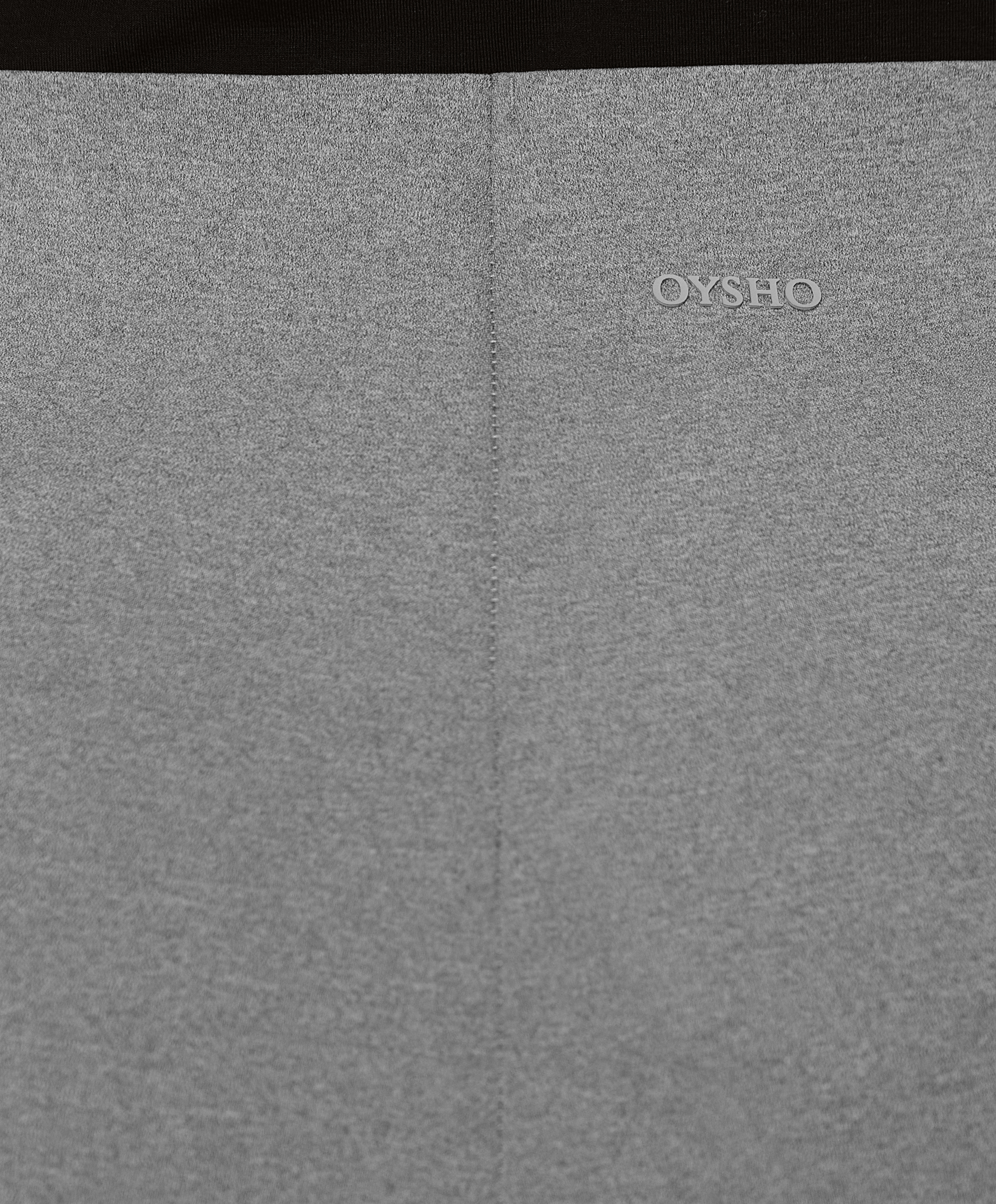 Neoprene-effect straight-leg trousers with crease