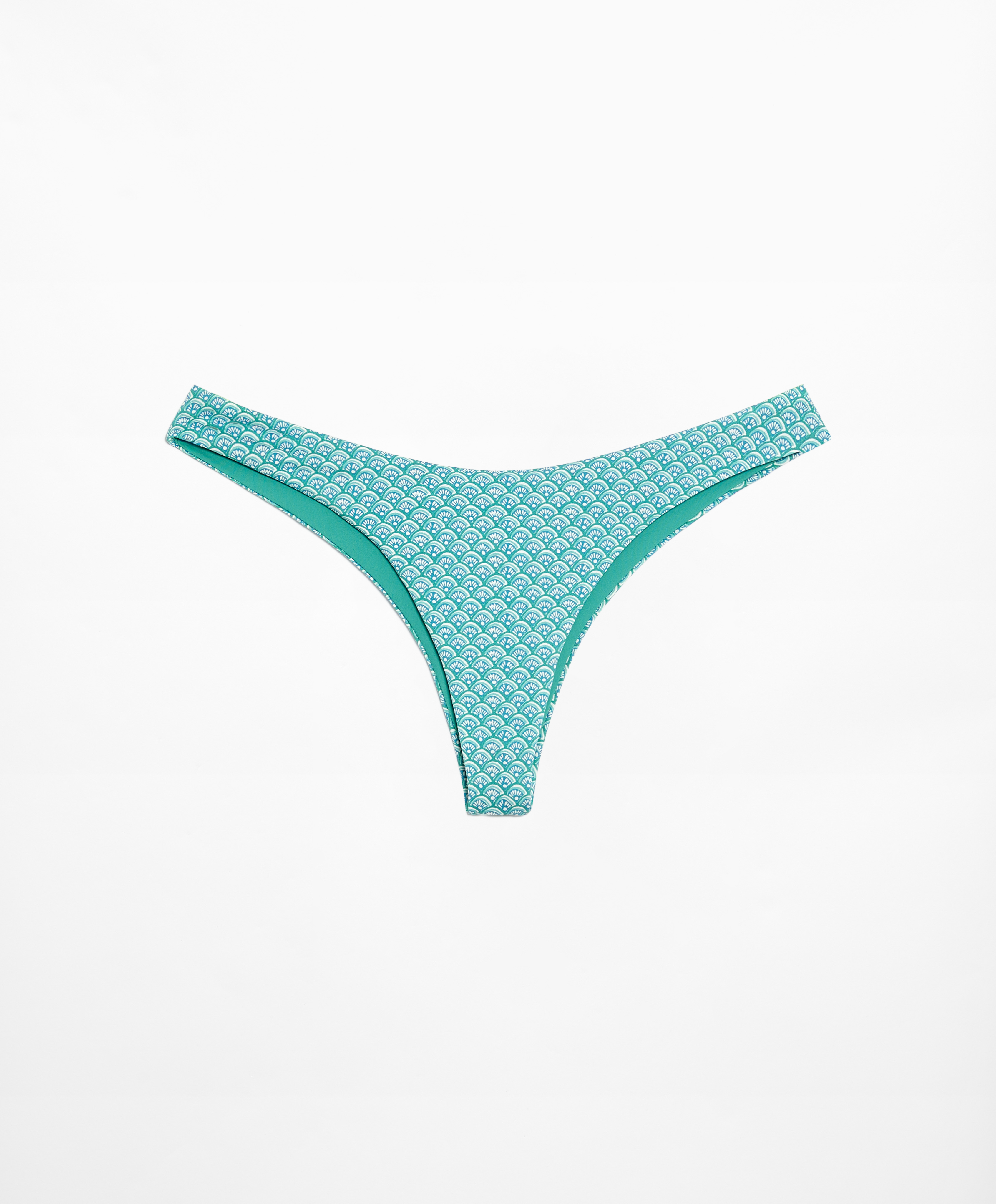 U-cut Brazilian bikini briefs