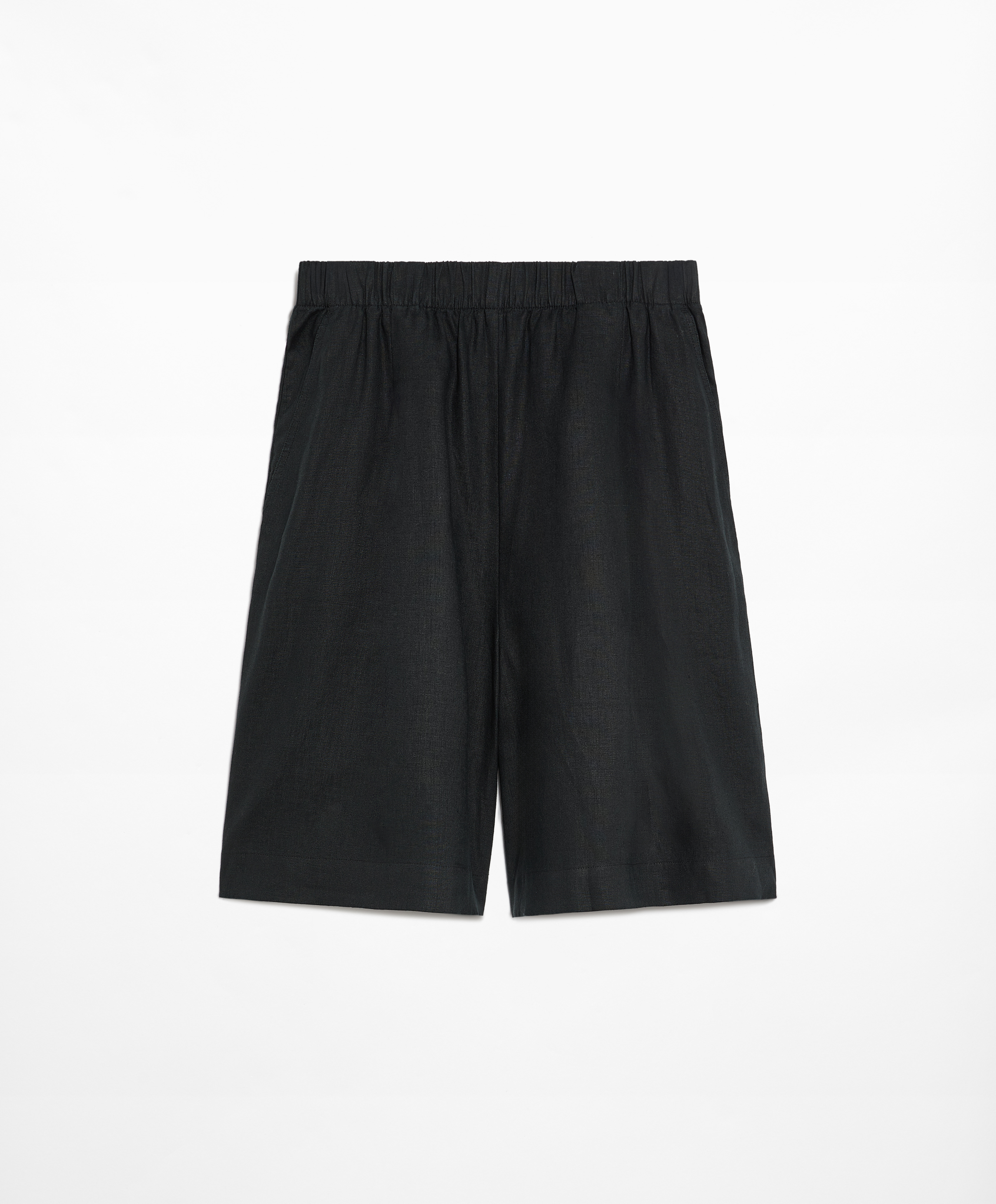 100% linen Bermuda shorts