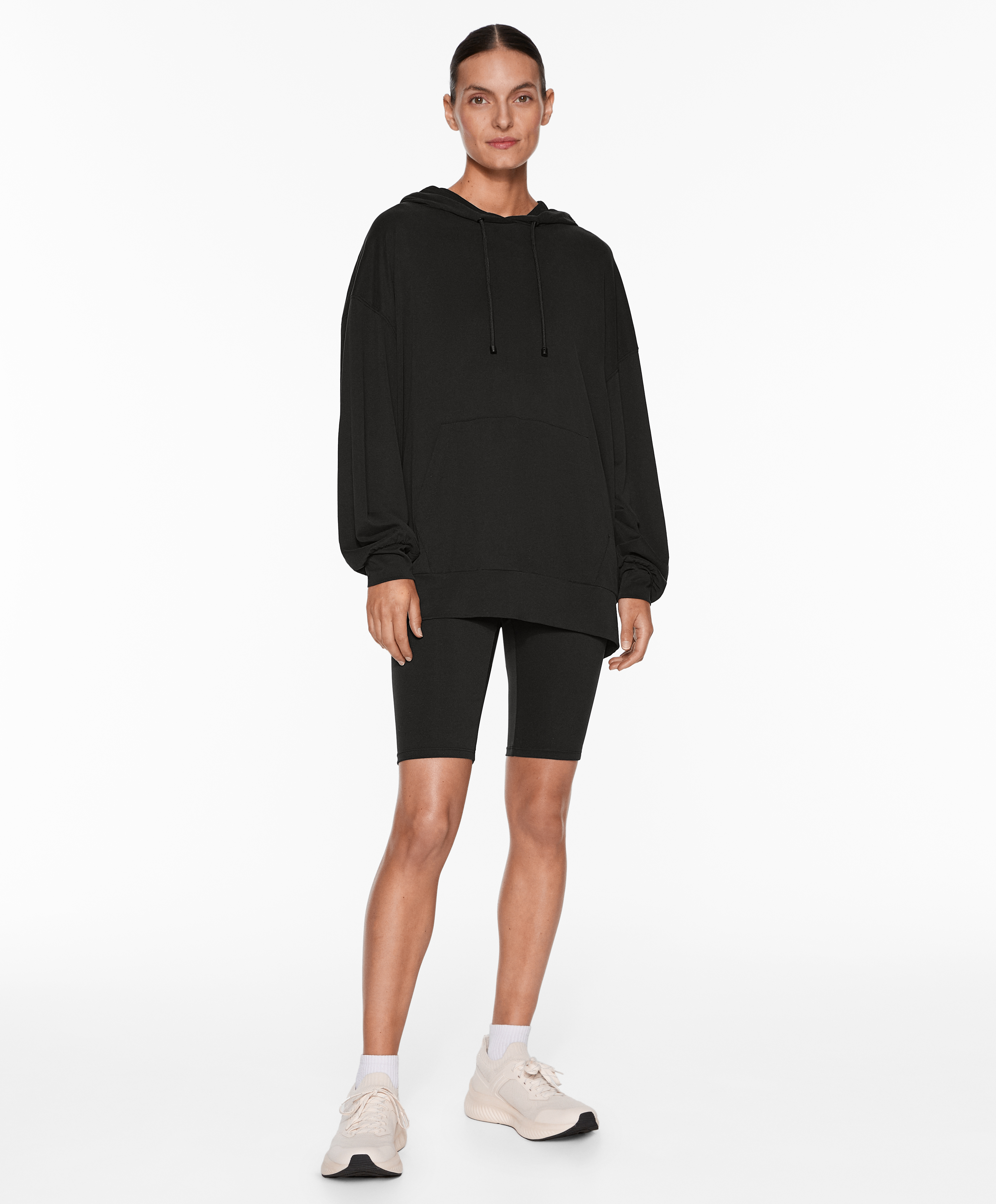 Modal blend oversize hoodie