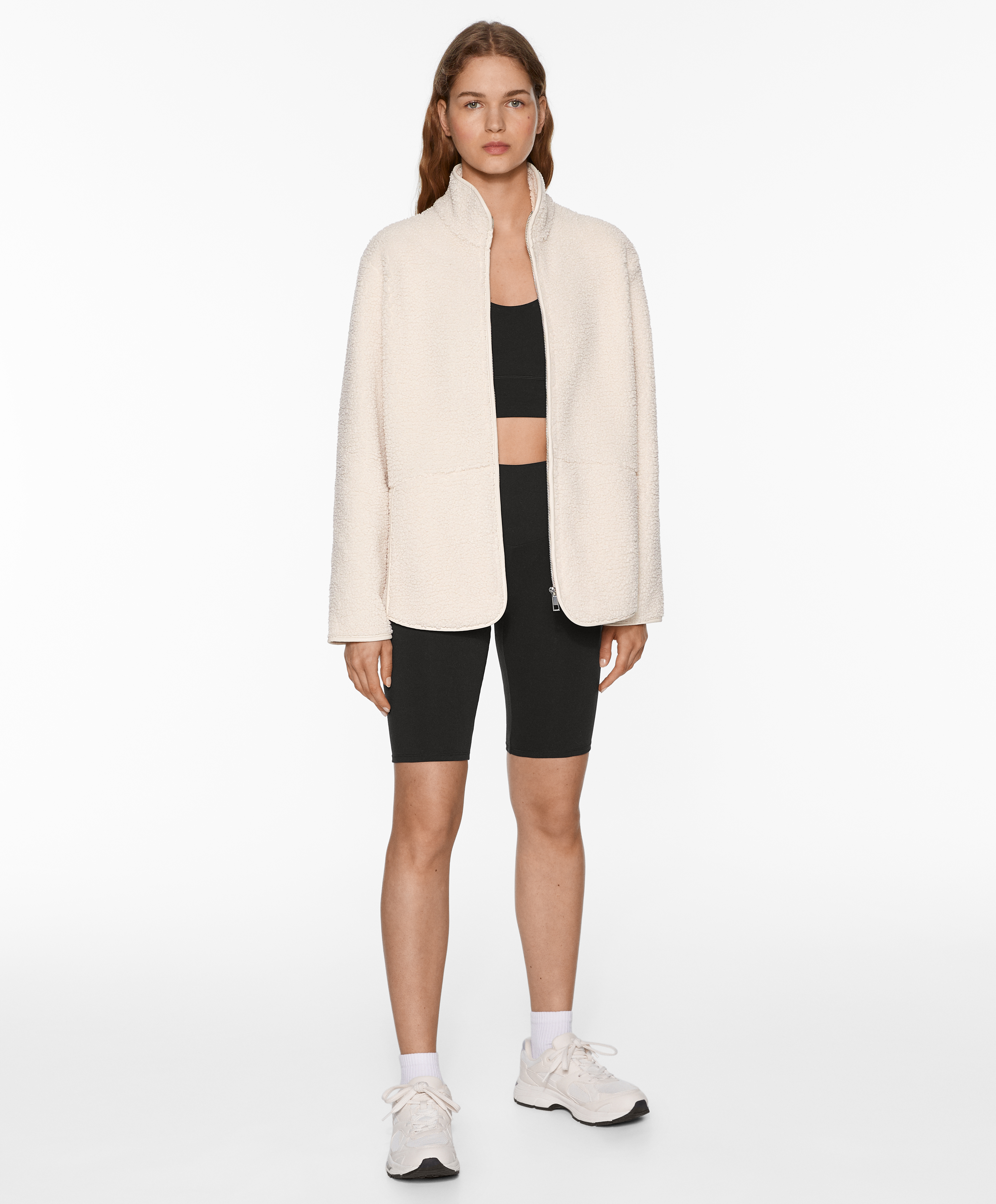 Faux-shearling jacket