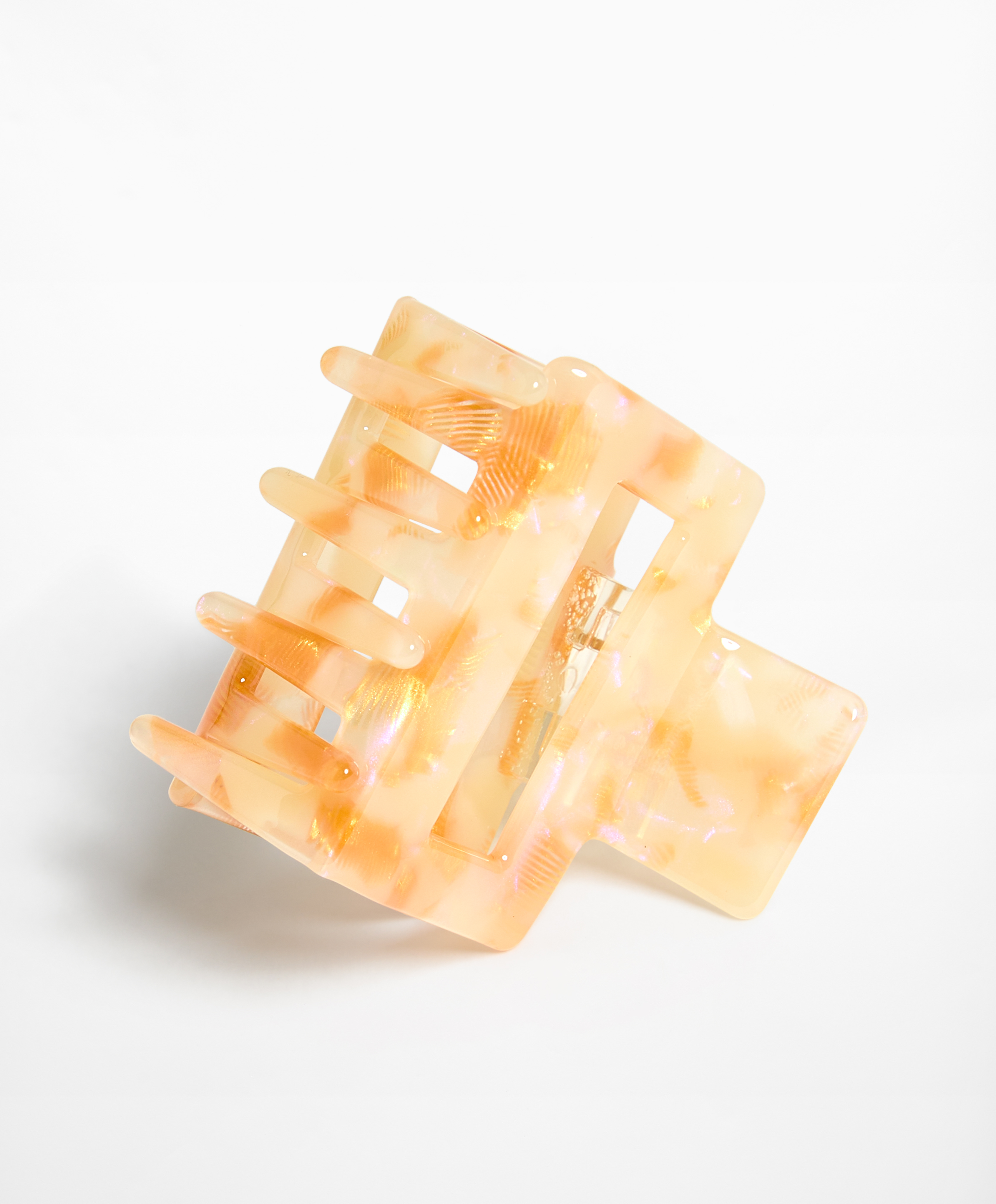 Square hair clip