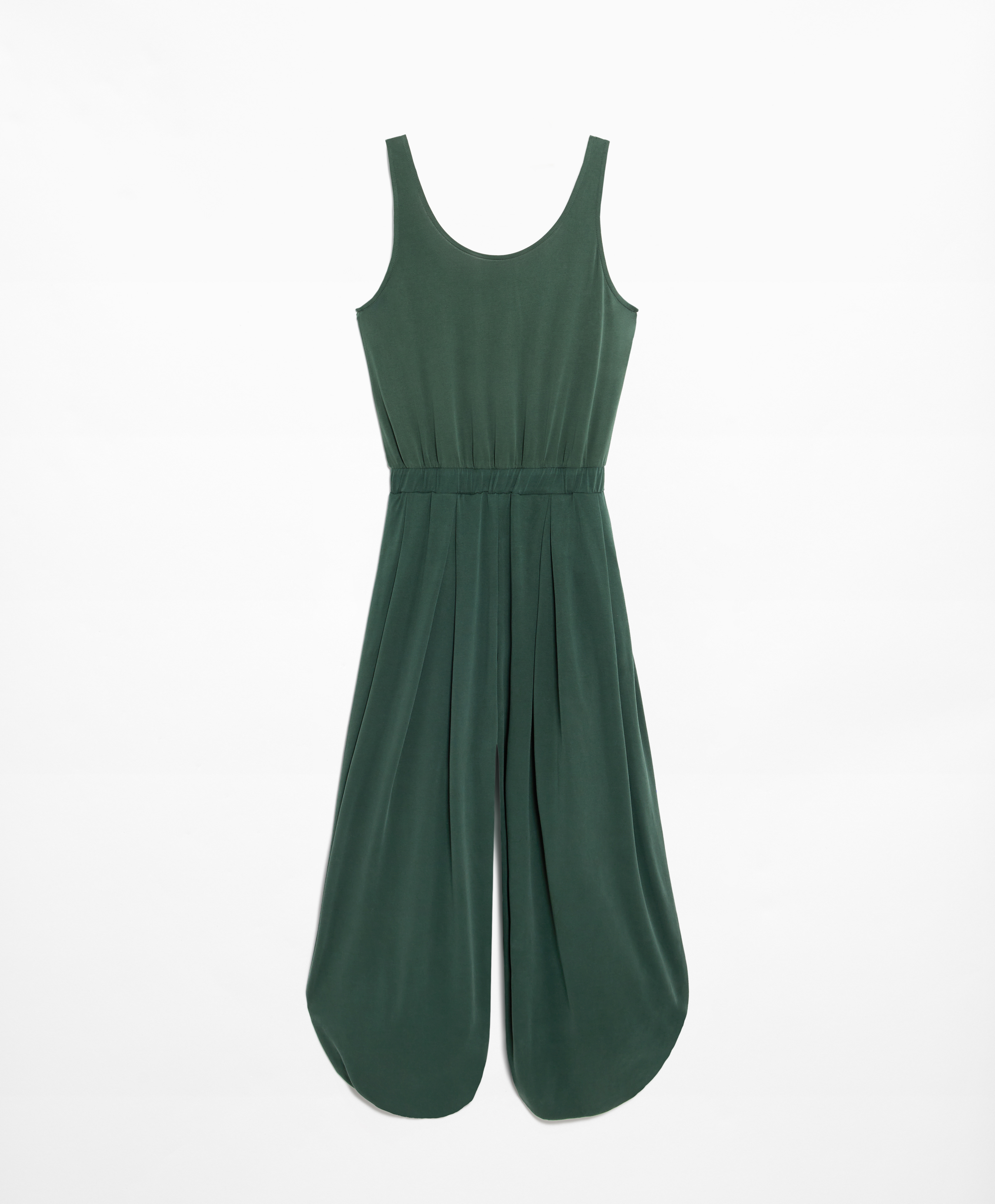 Modal blend long jumpsuit