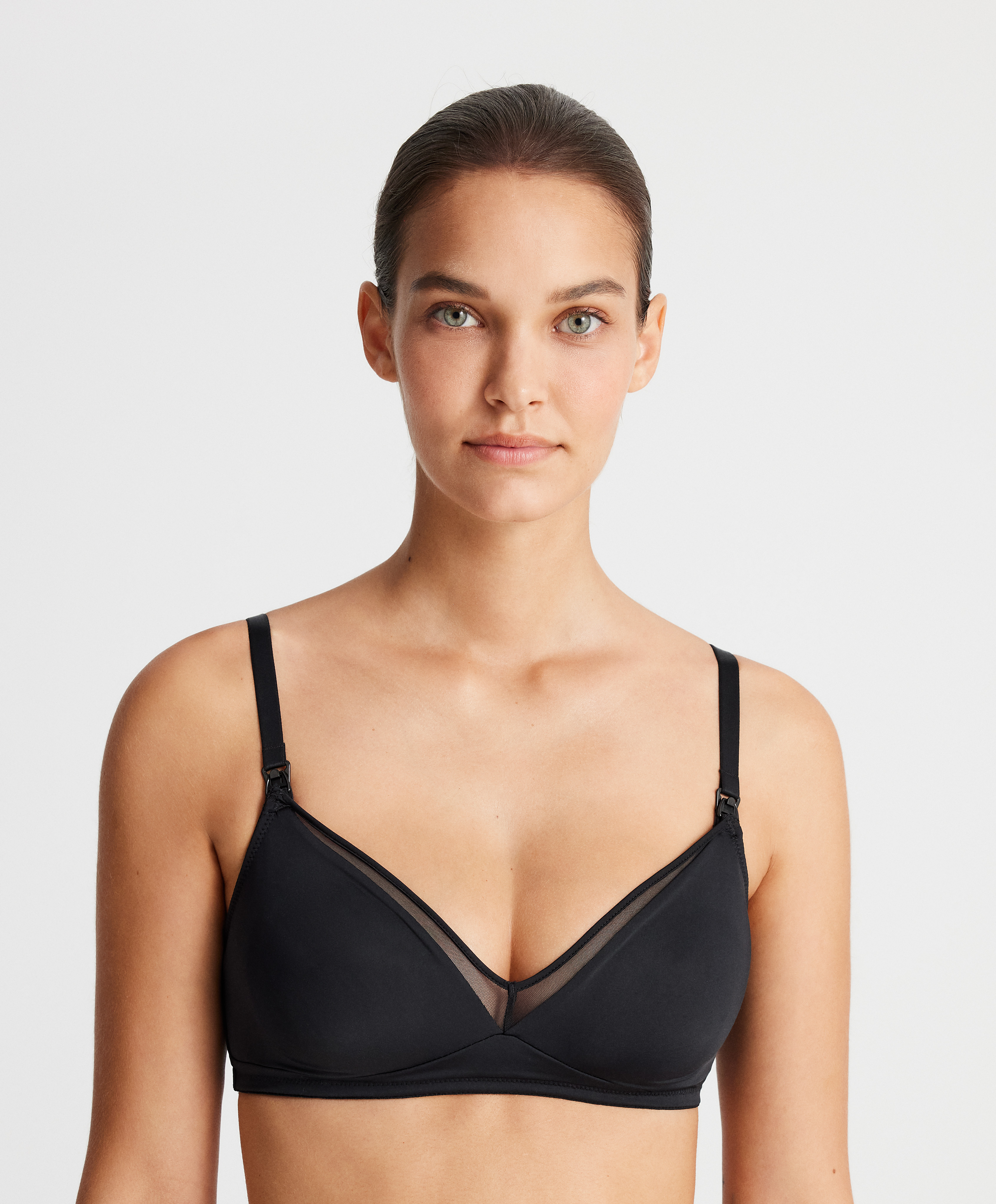 Mesh nursing bra