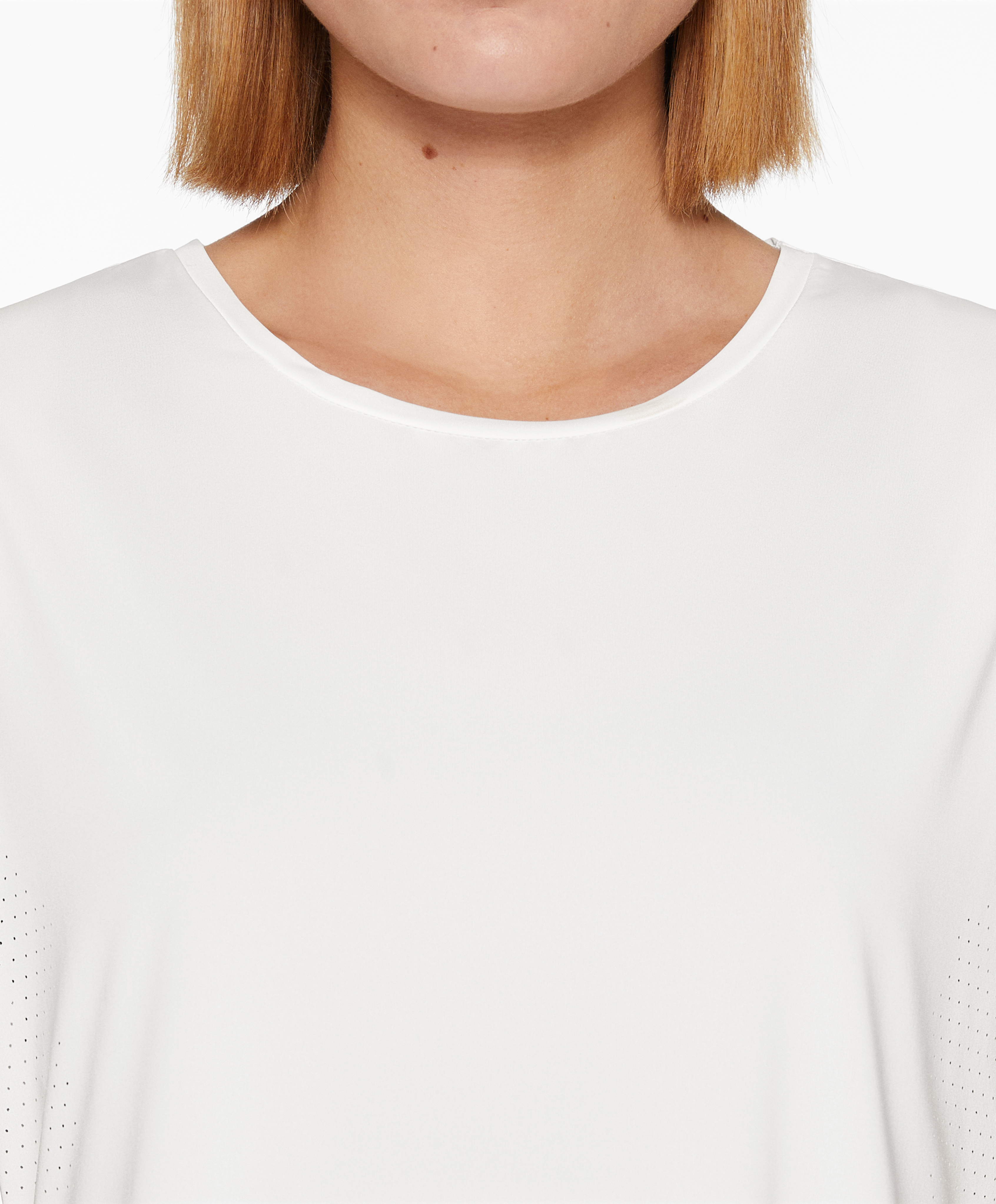 Fitted short-sleeved technical T-shirt