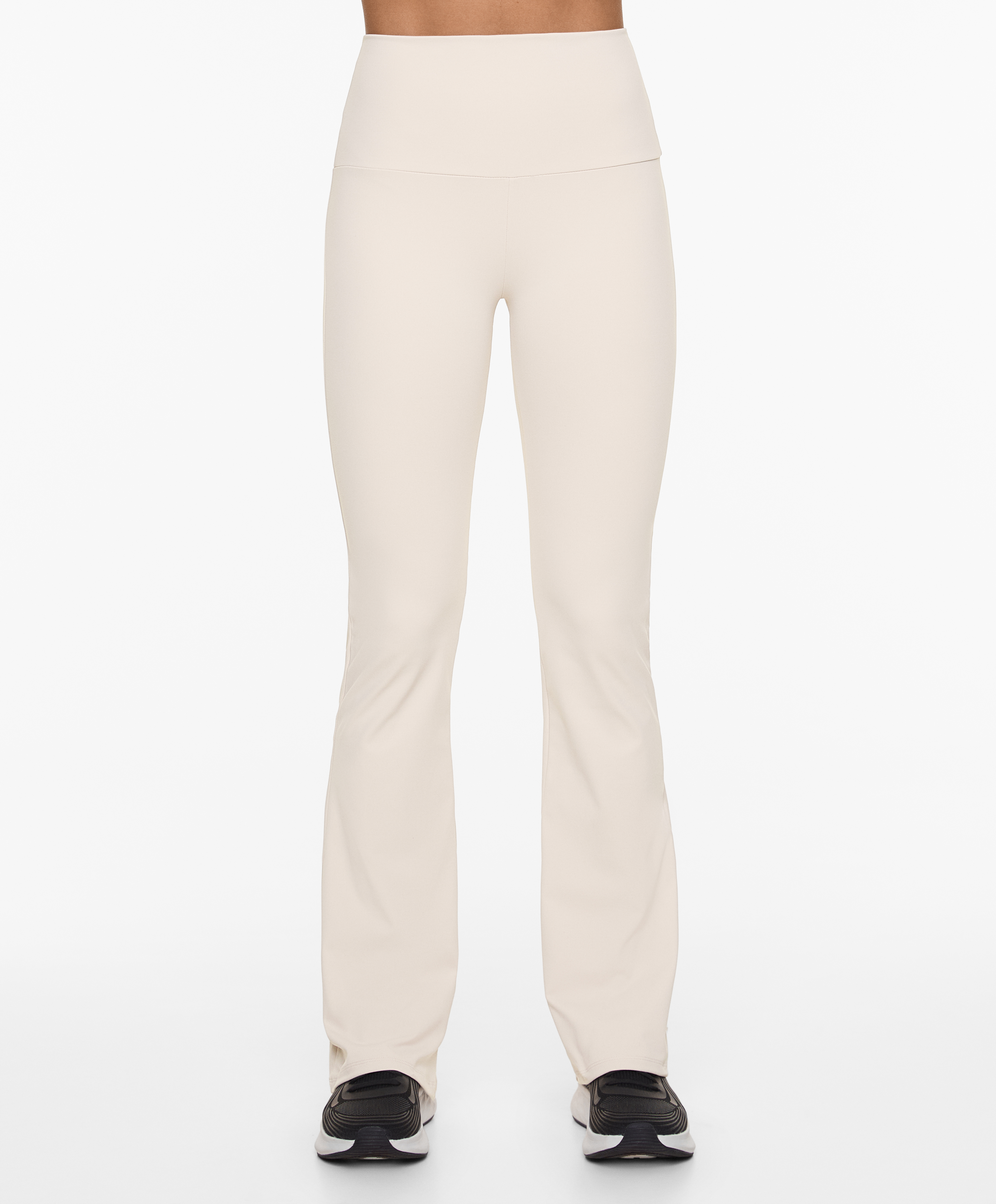 High-rise comfortlux flare trousers