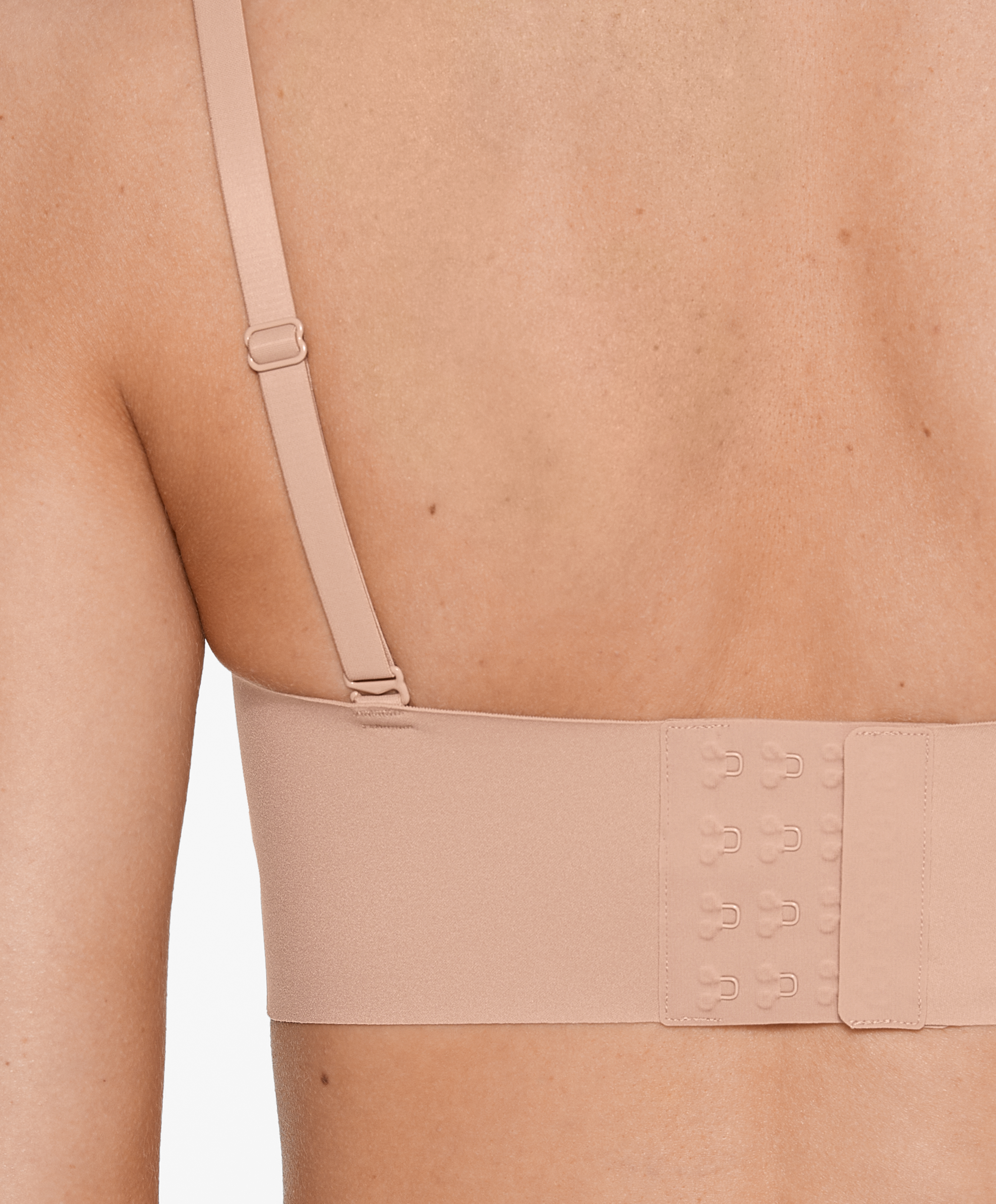 Invisible laser-cut bandeau bra