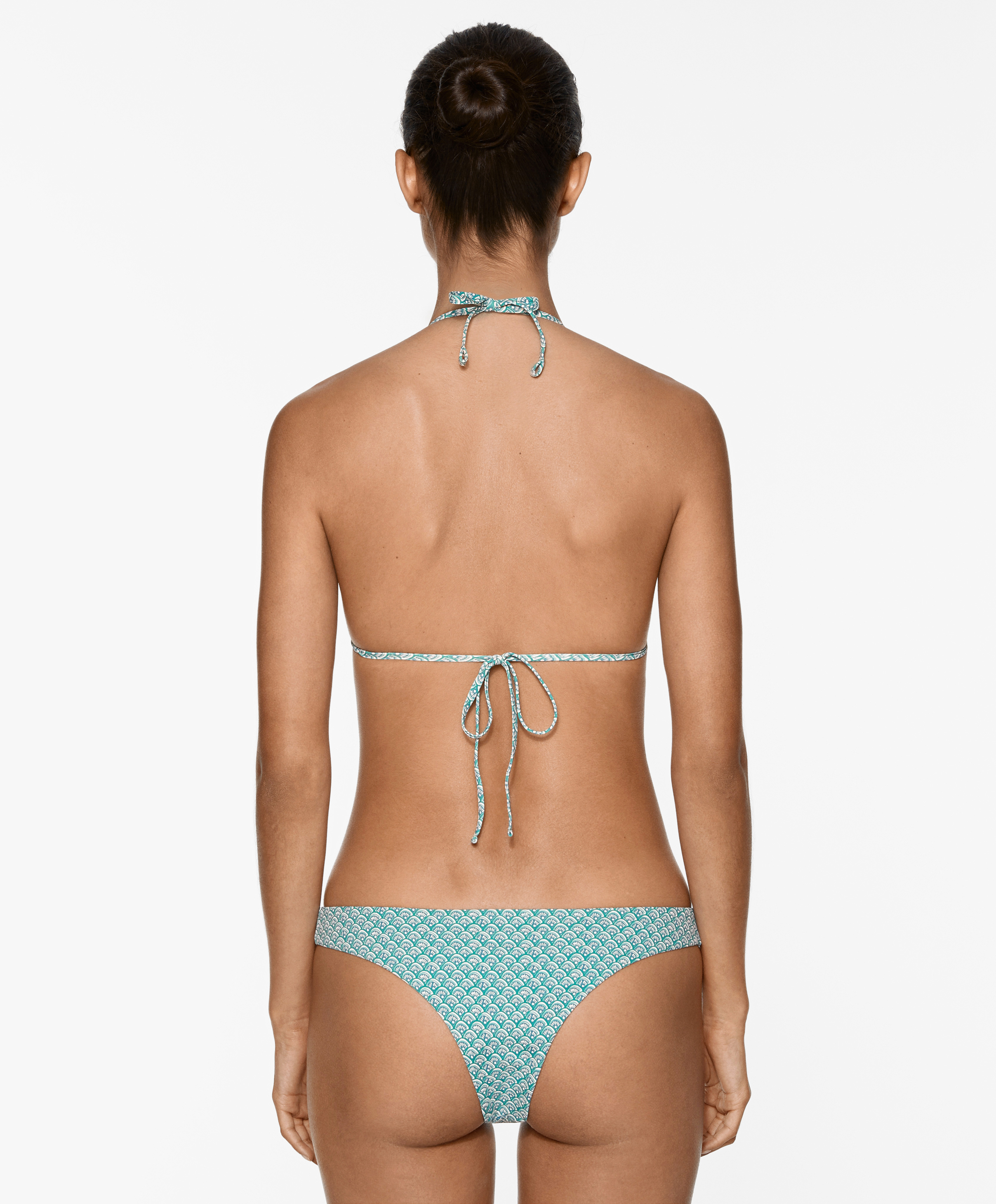 U-cut Brazilian bikini briefs