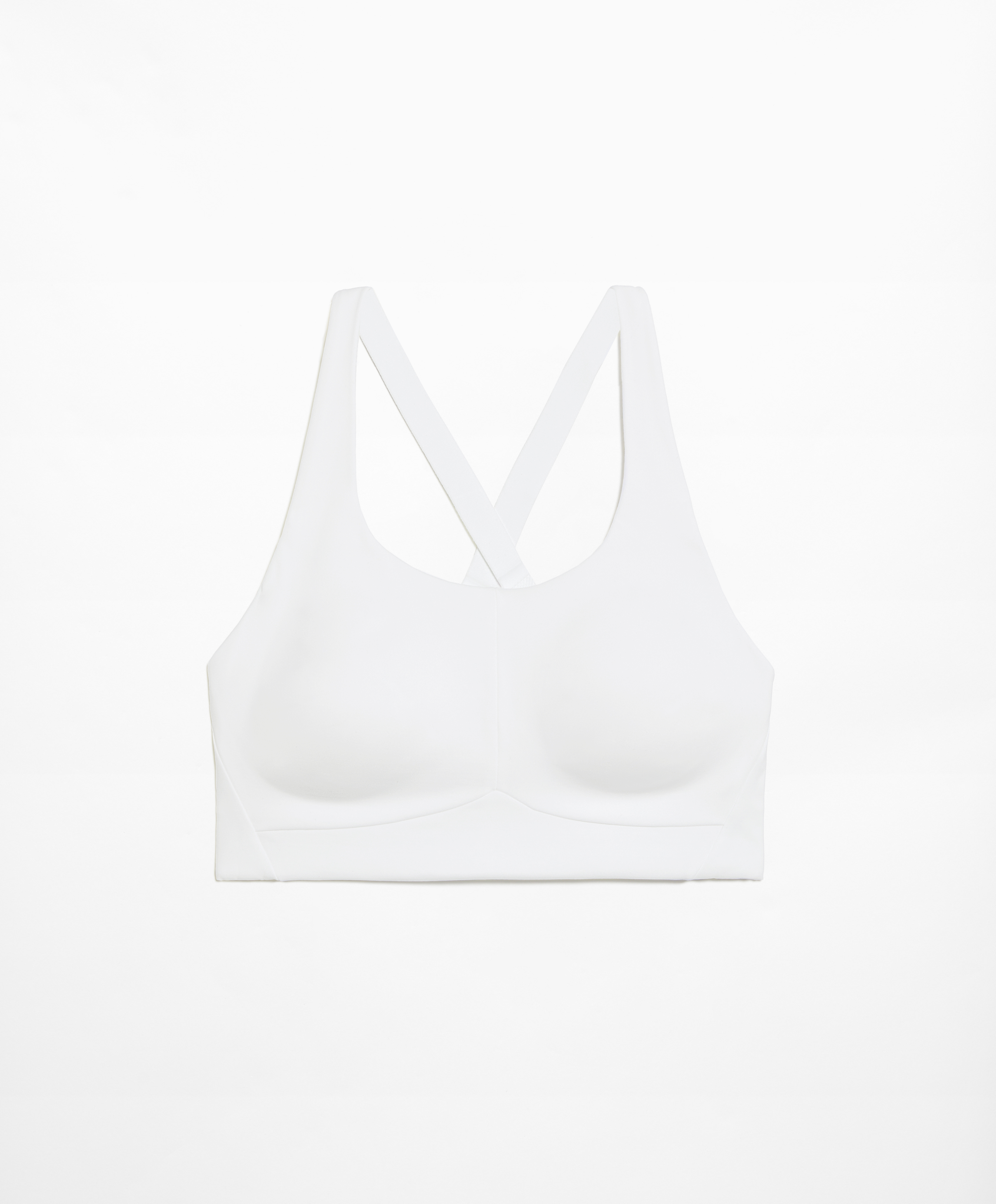 Firm support compressive sports bra