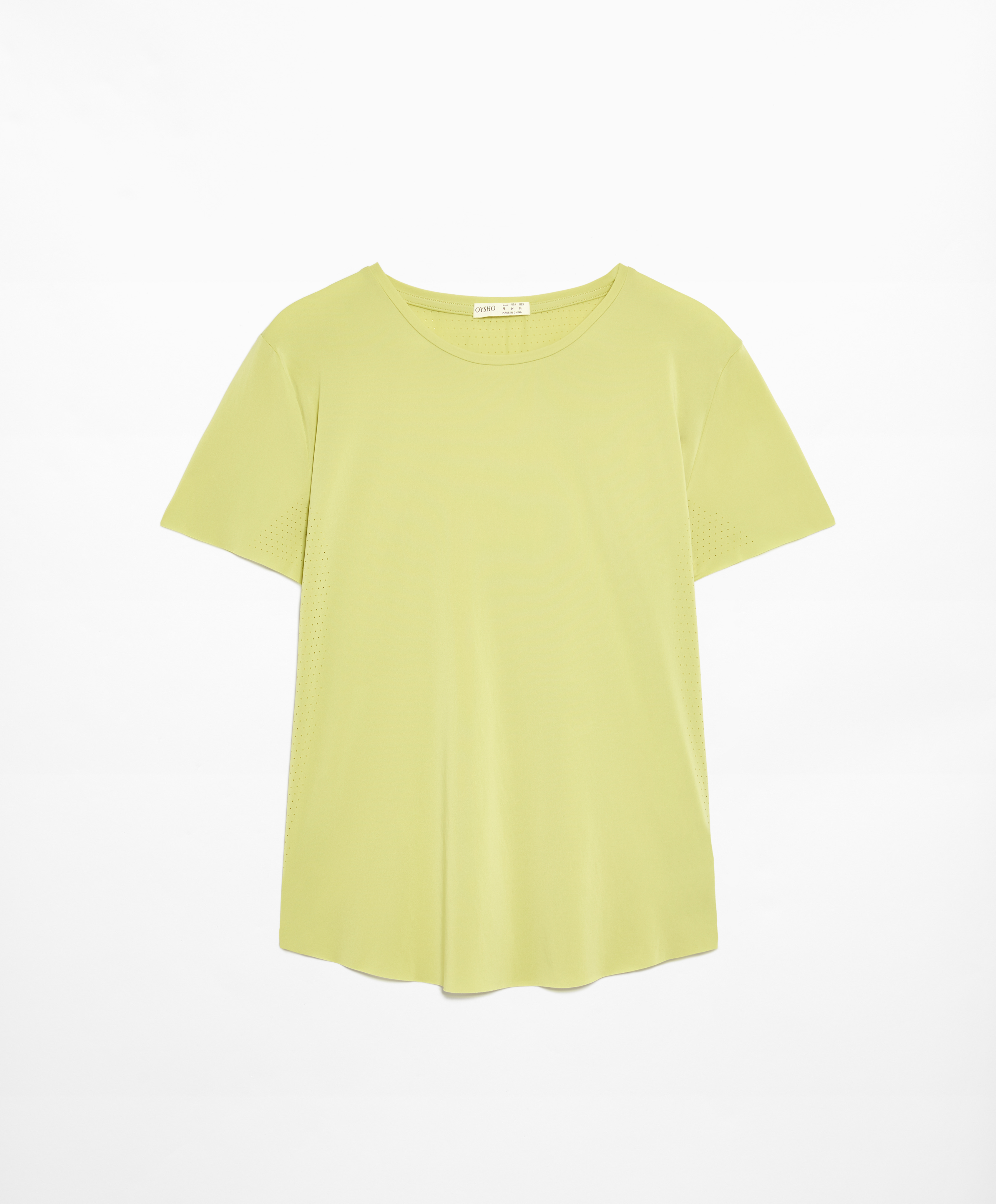 Fitted short-sleeved technical T-shirt