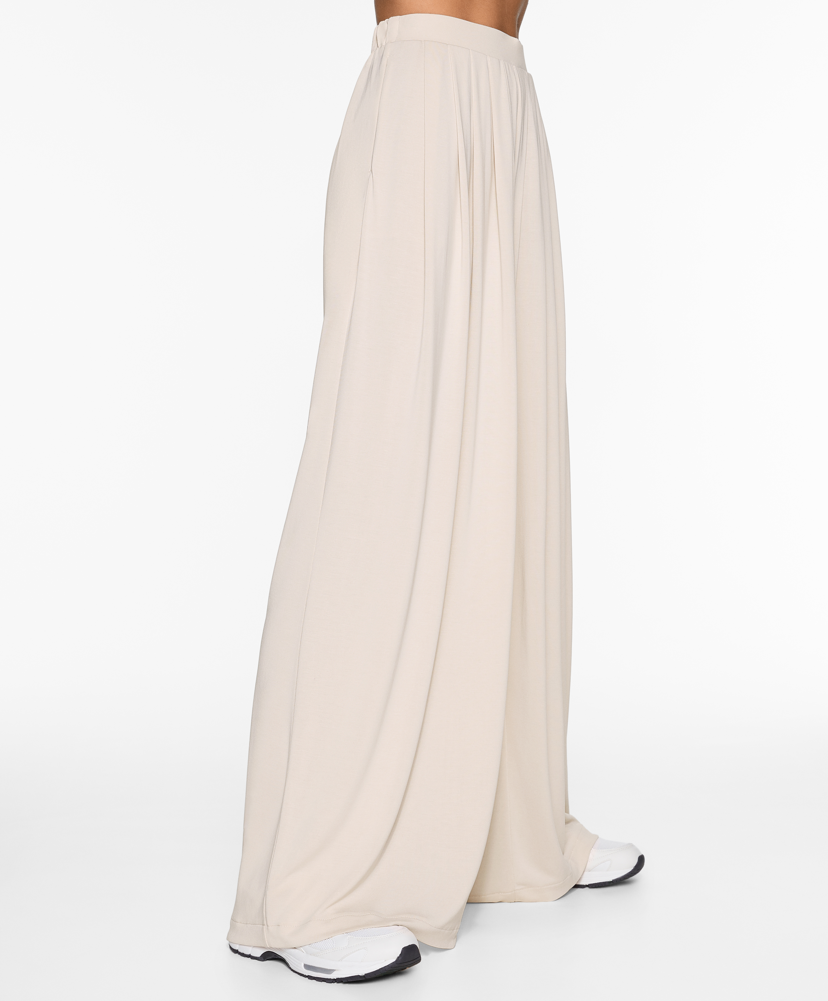 Extra-wide modal blend joggers