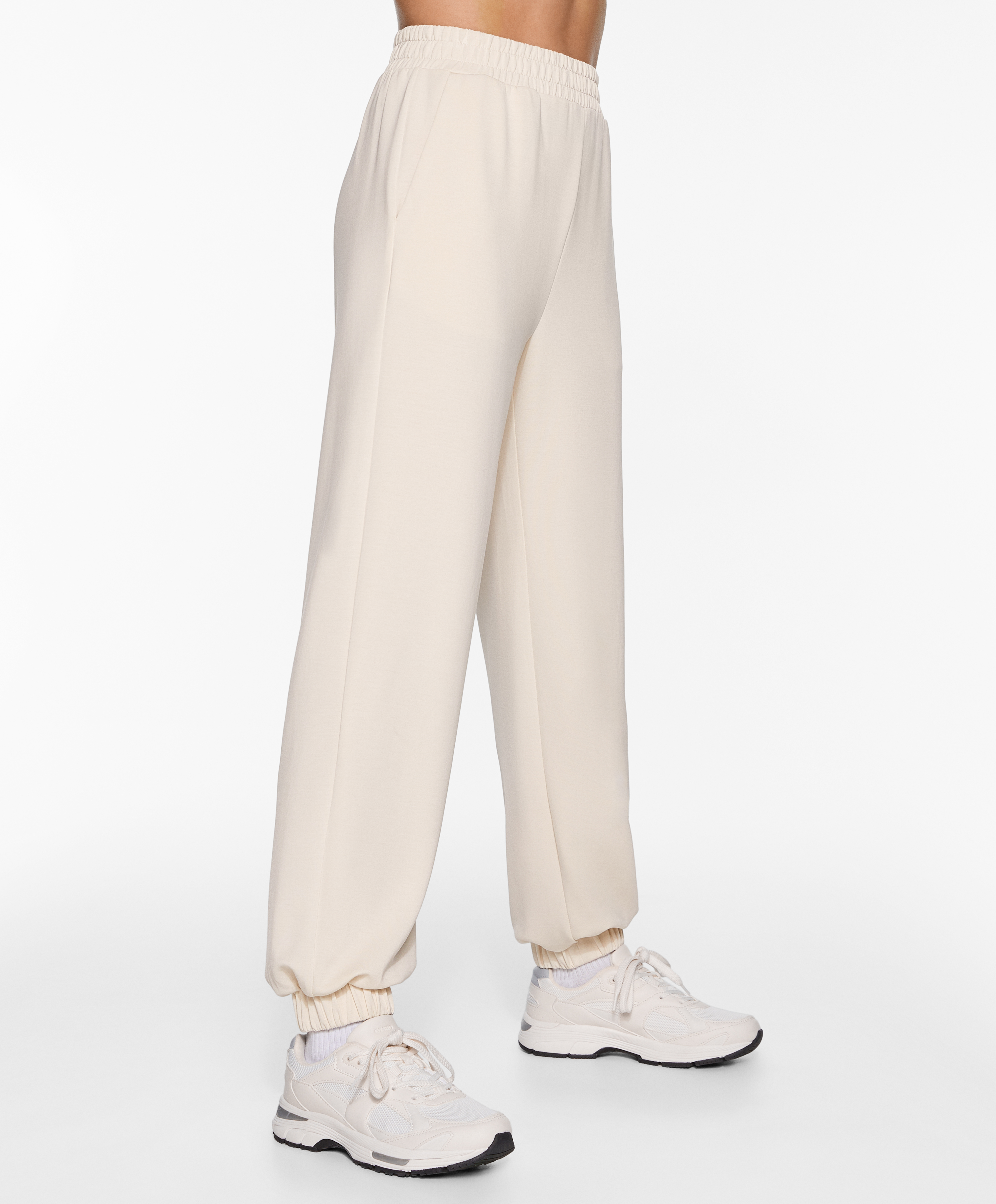 Wide modal joggers