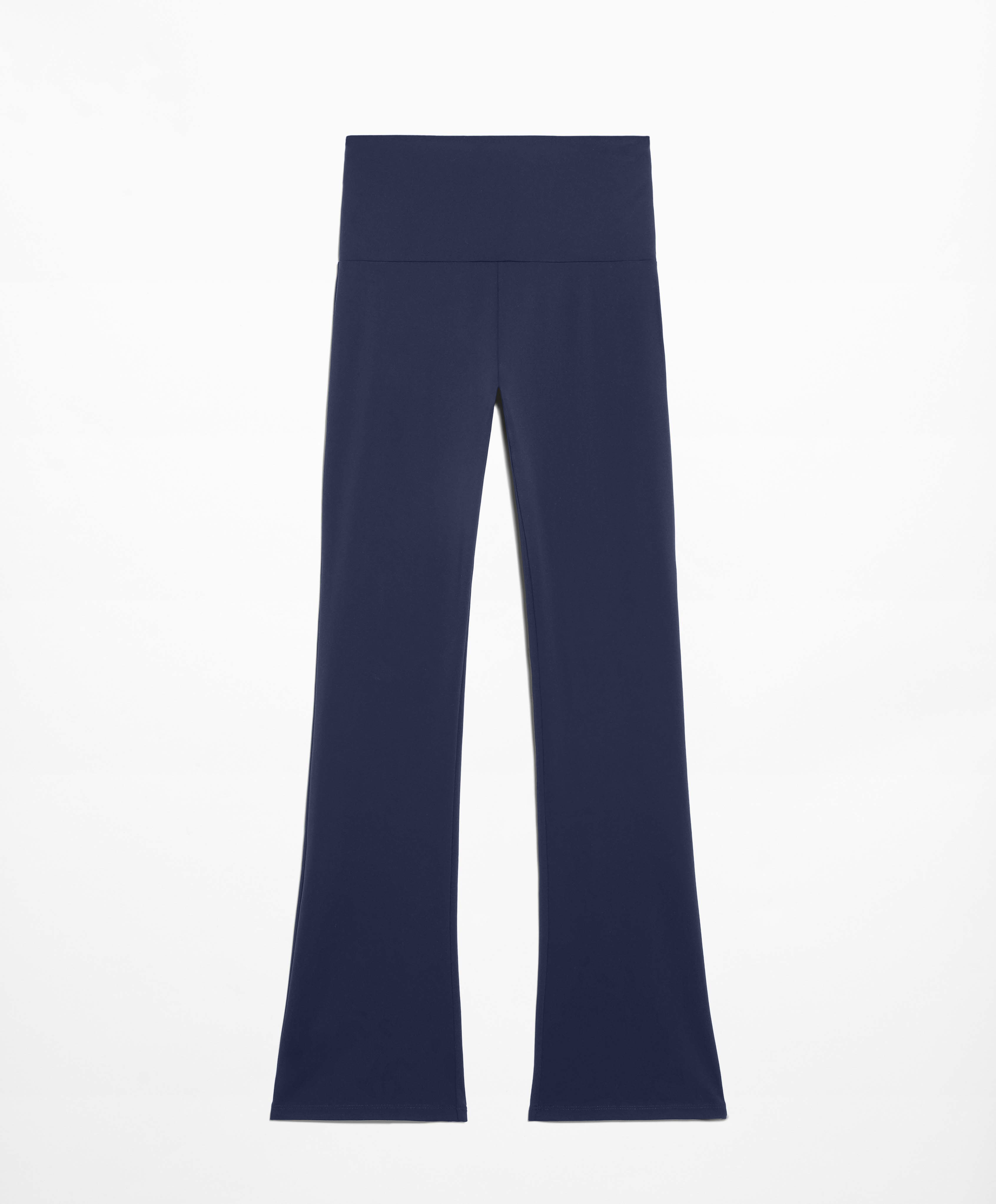 High-rise comfortlux flare trousers