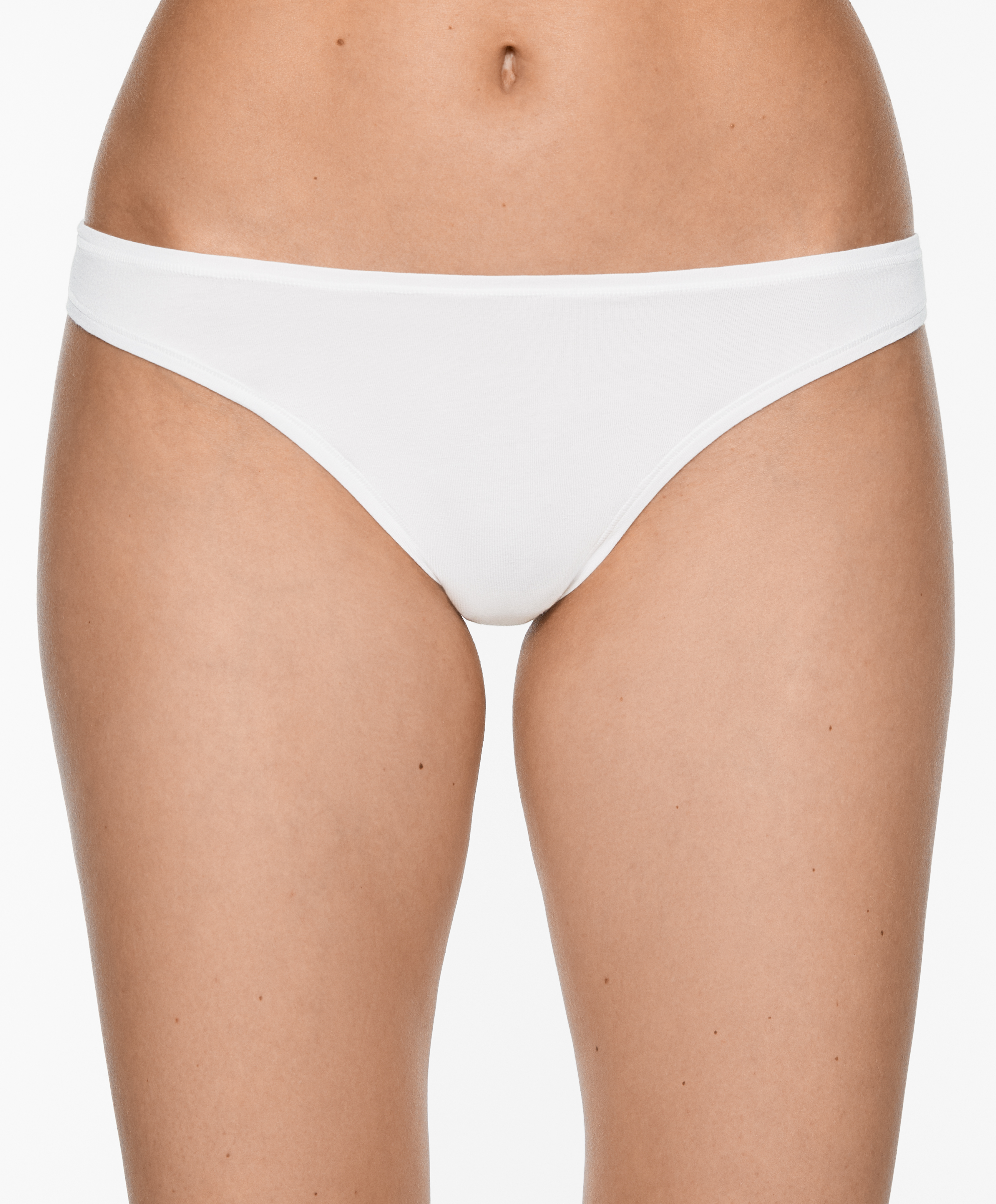 3 cotton blend thongs