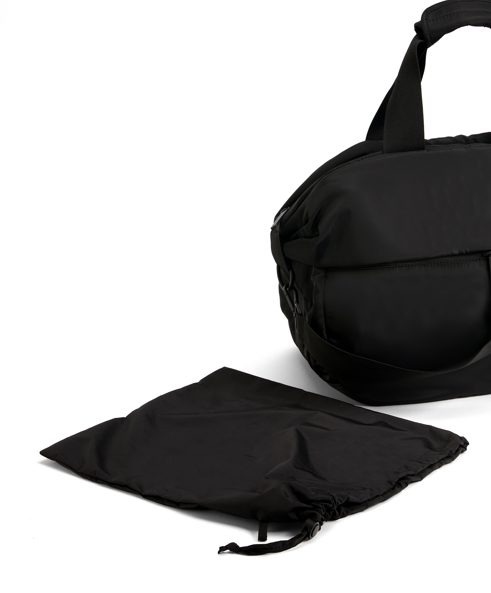 Gym bag with flap pocket