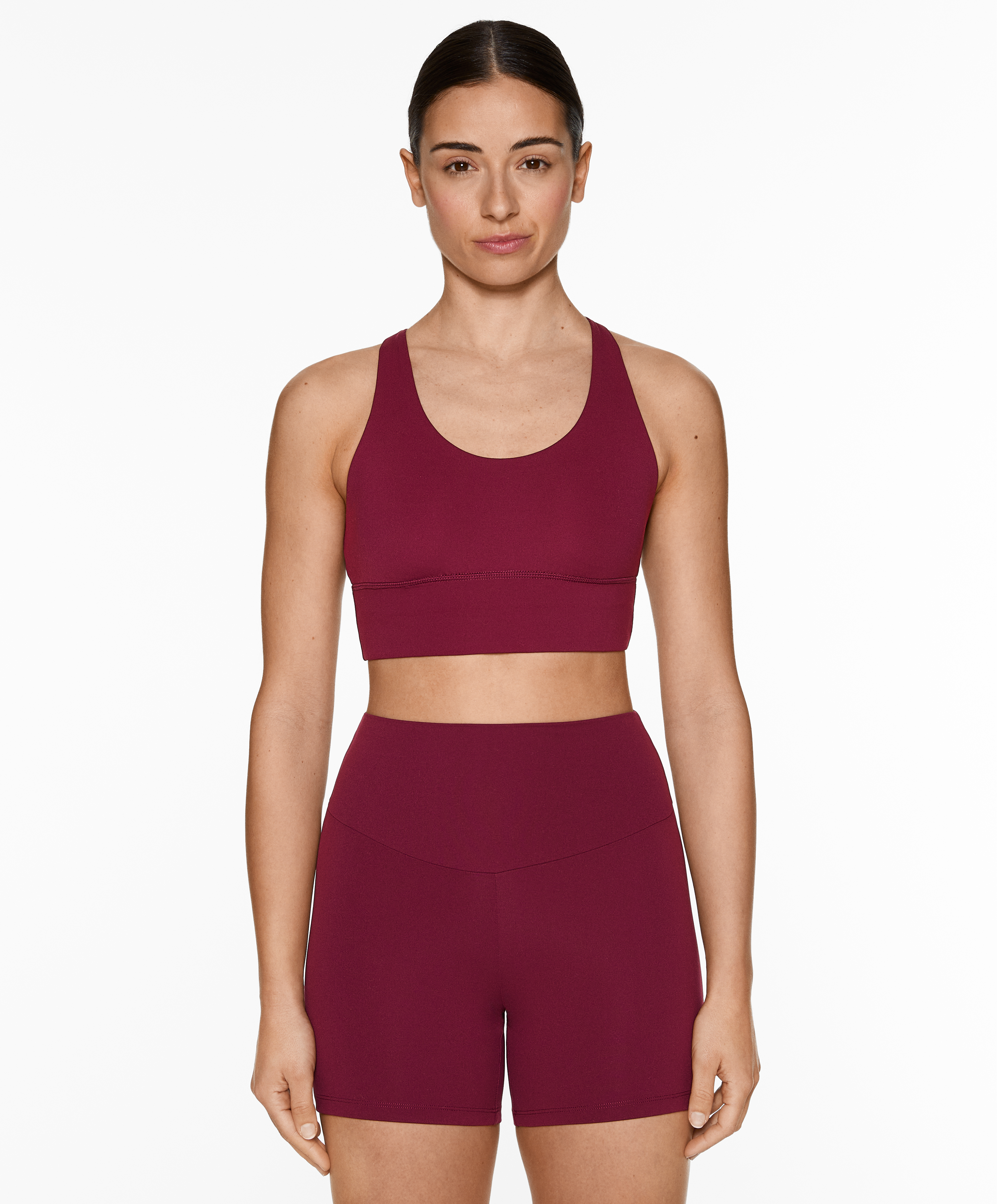 Medium-support comfortlux sports bra with cups