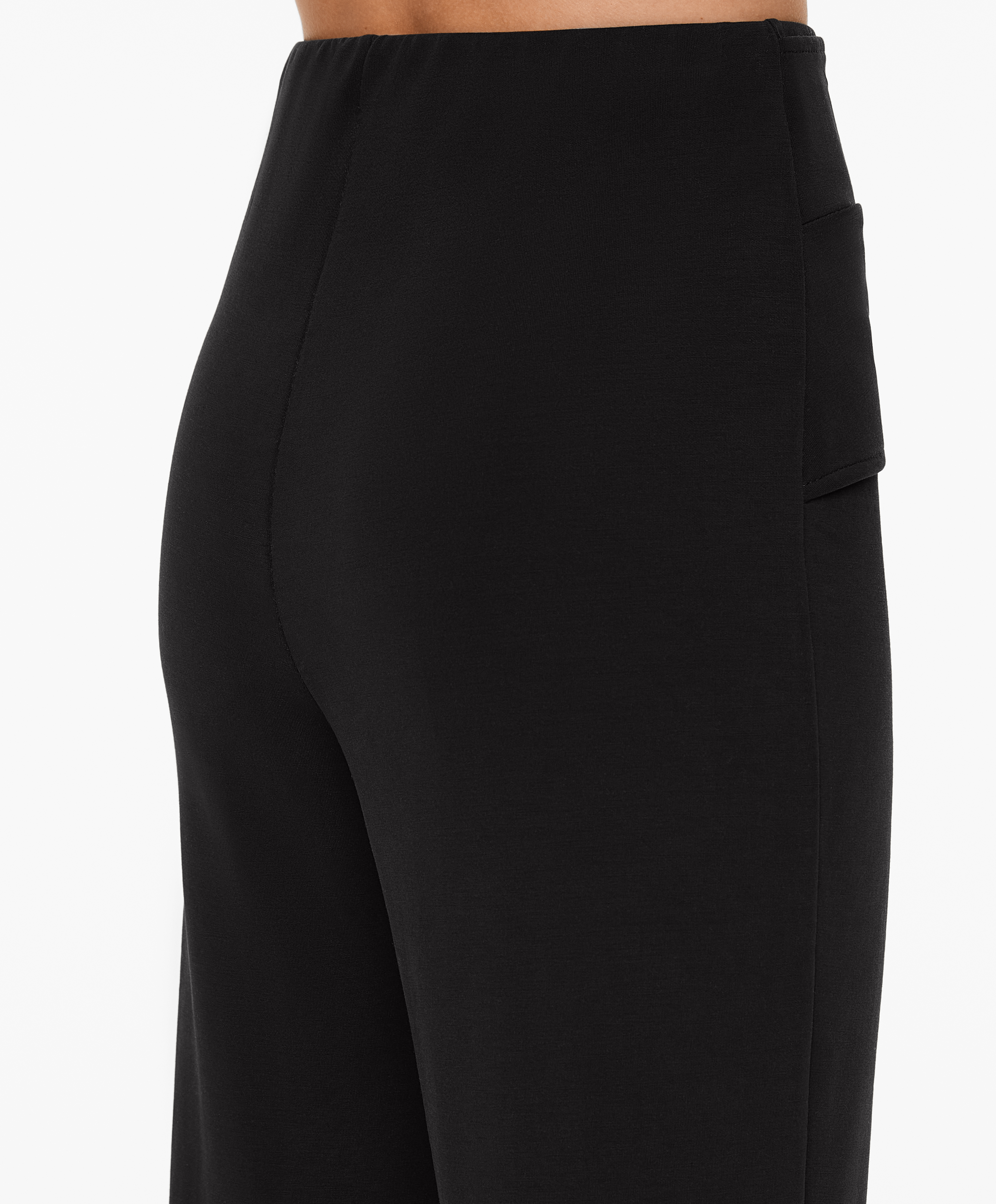 Flare trousers with modal