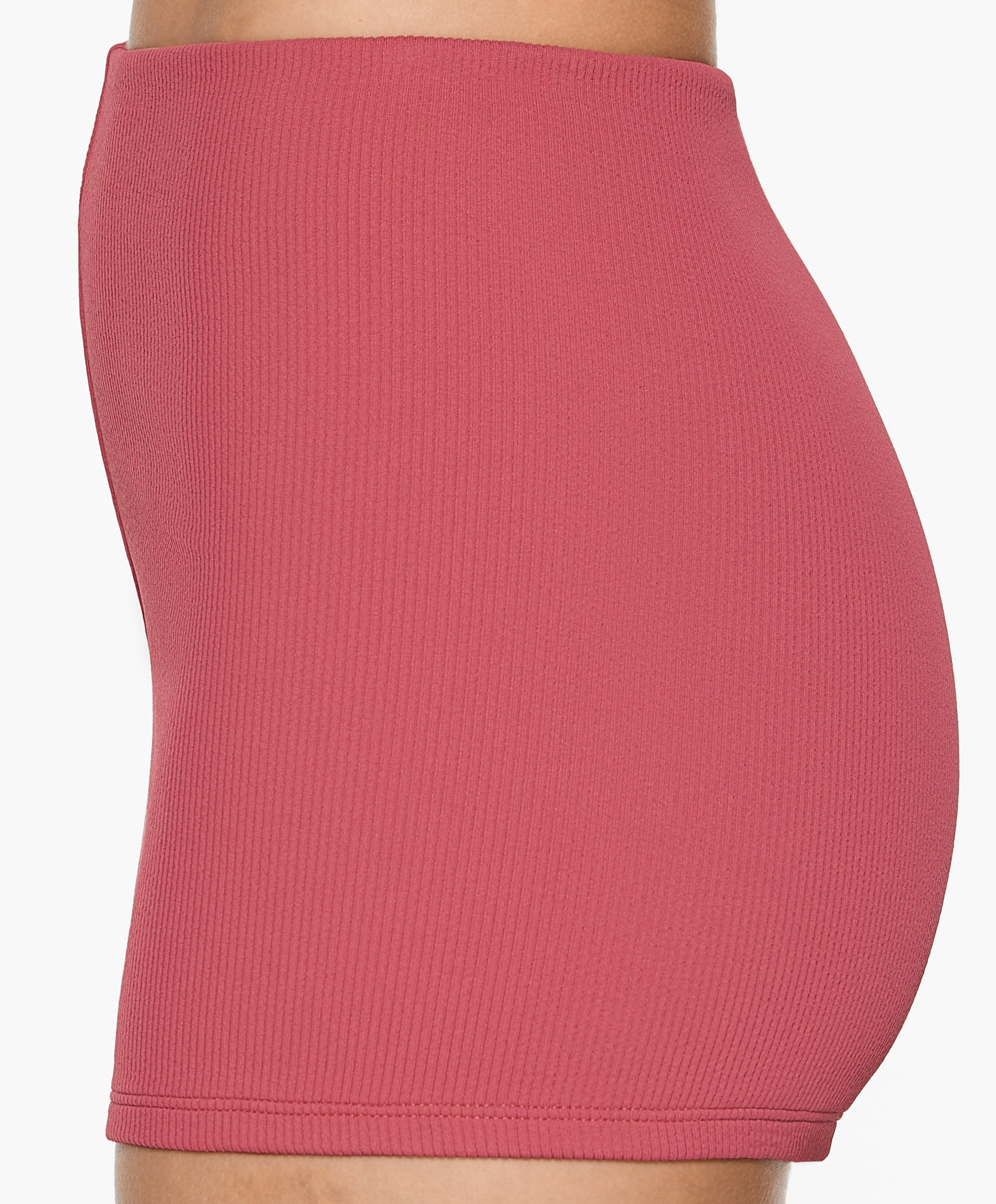 Rib hot pant bikini briefs