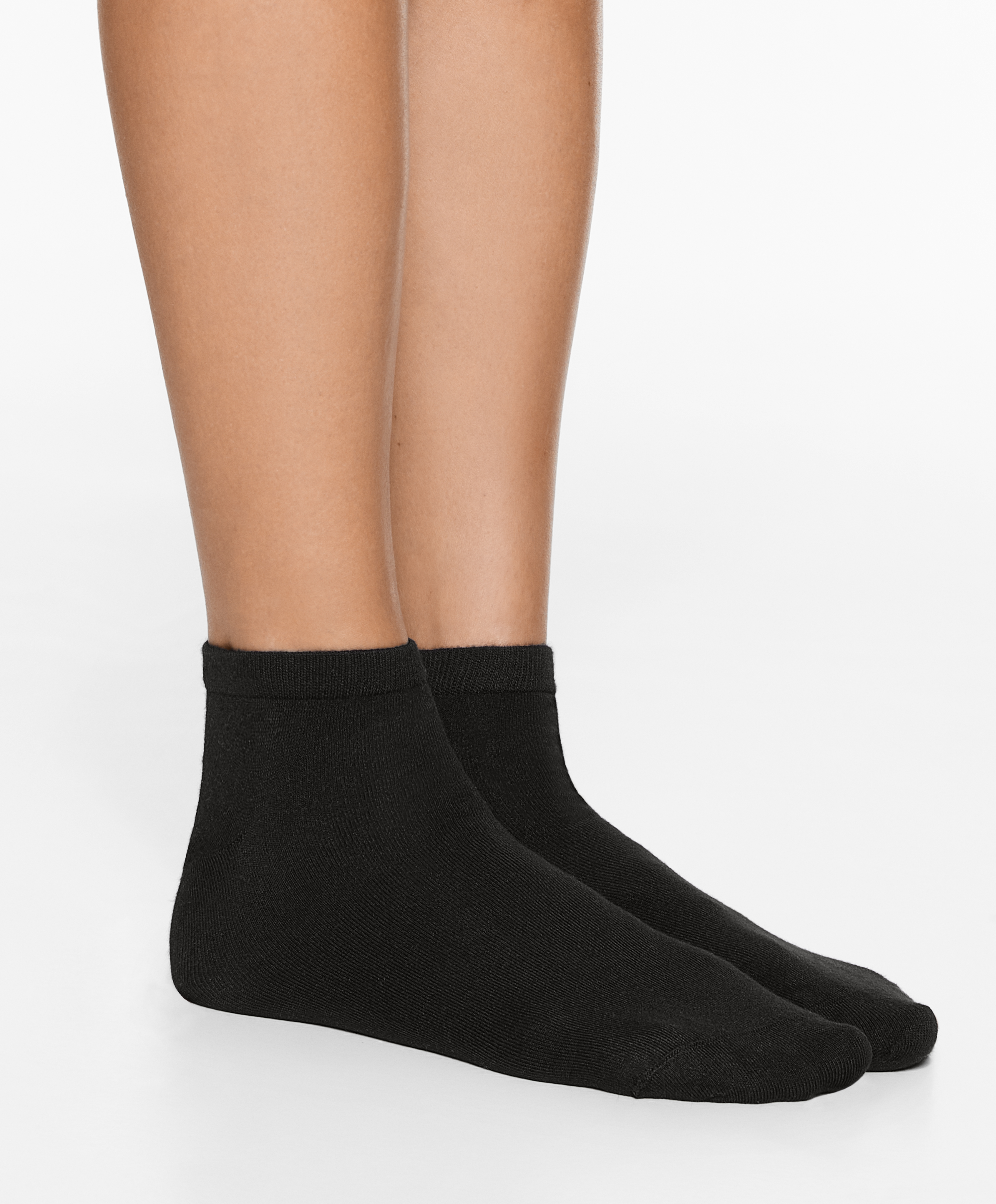 2 pairs of modal blend trainer socks