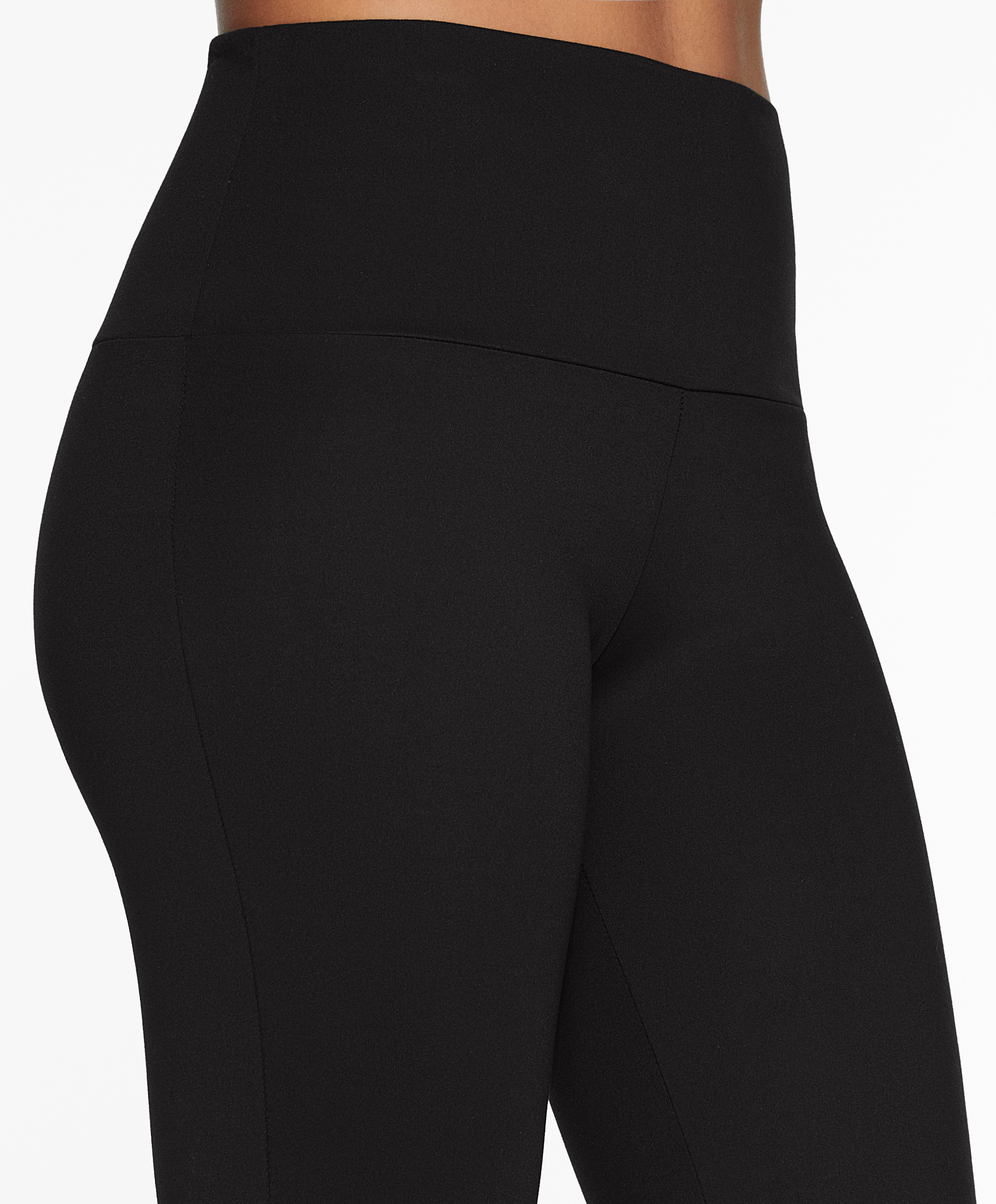 High-rise comfortlux flare trousers