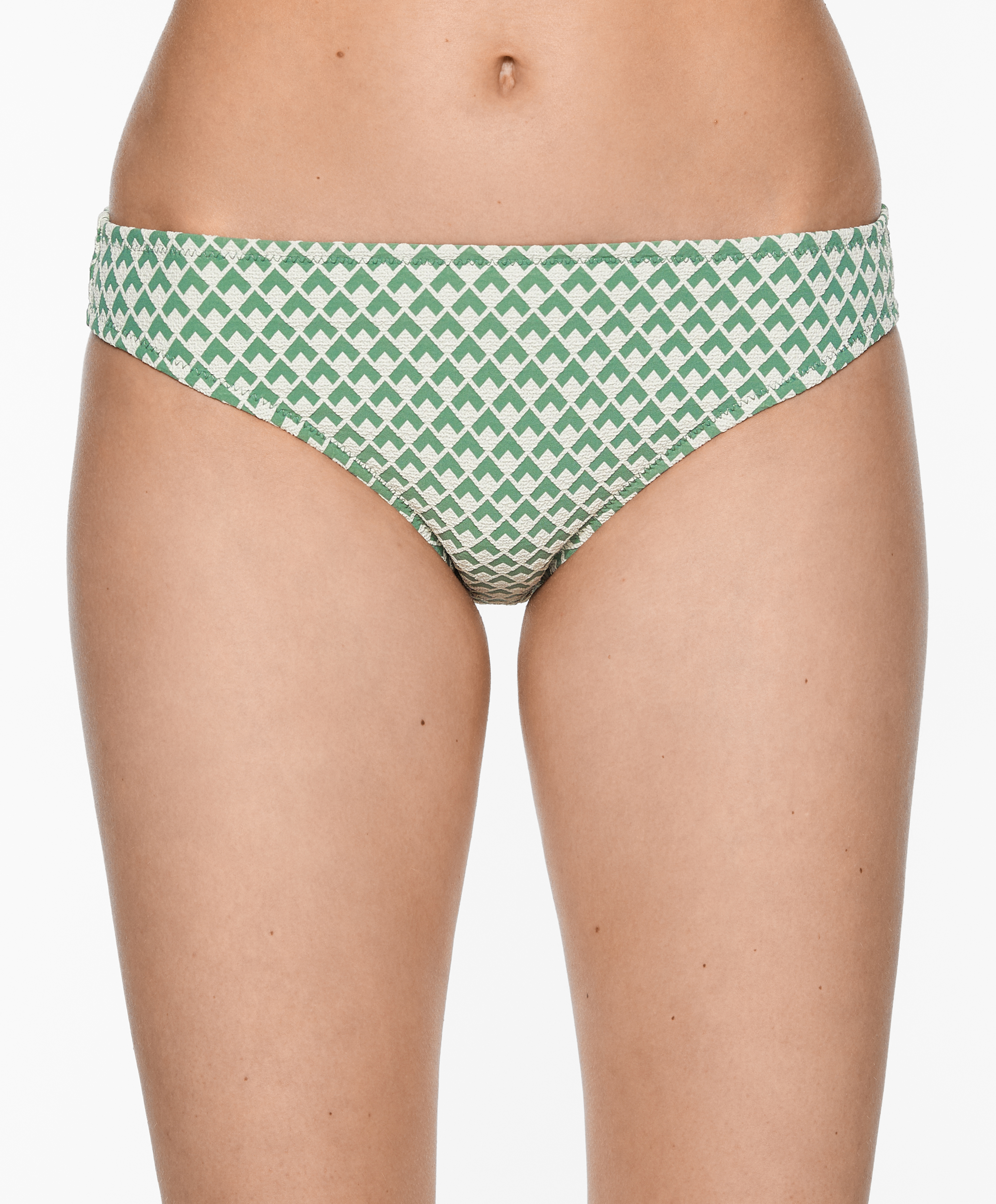 Geometric jacquard classic bikini briefs