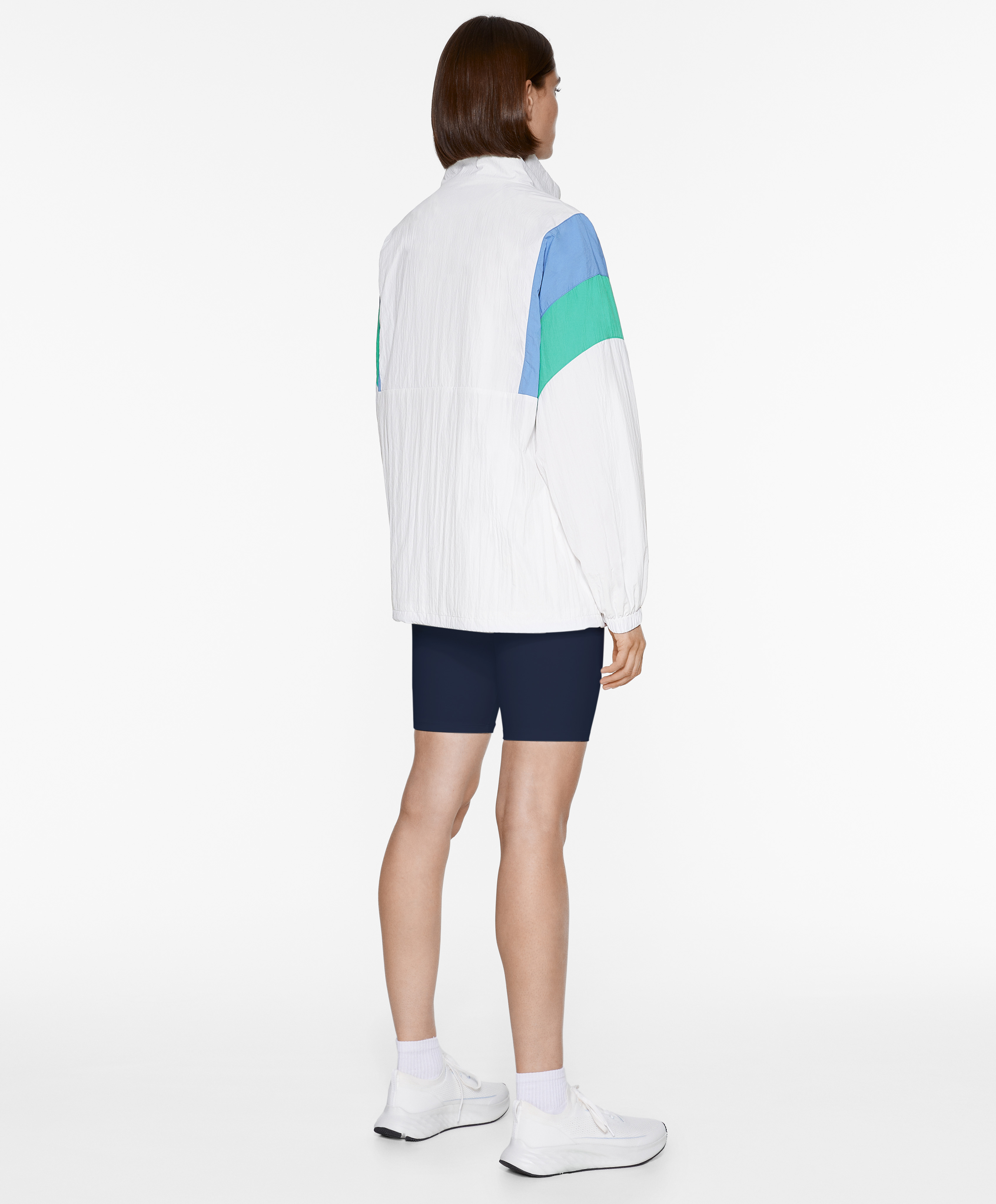 Water-repellent oversize kangaroo jacket