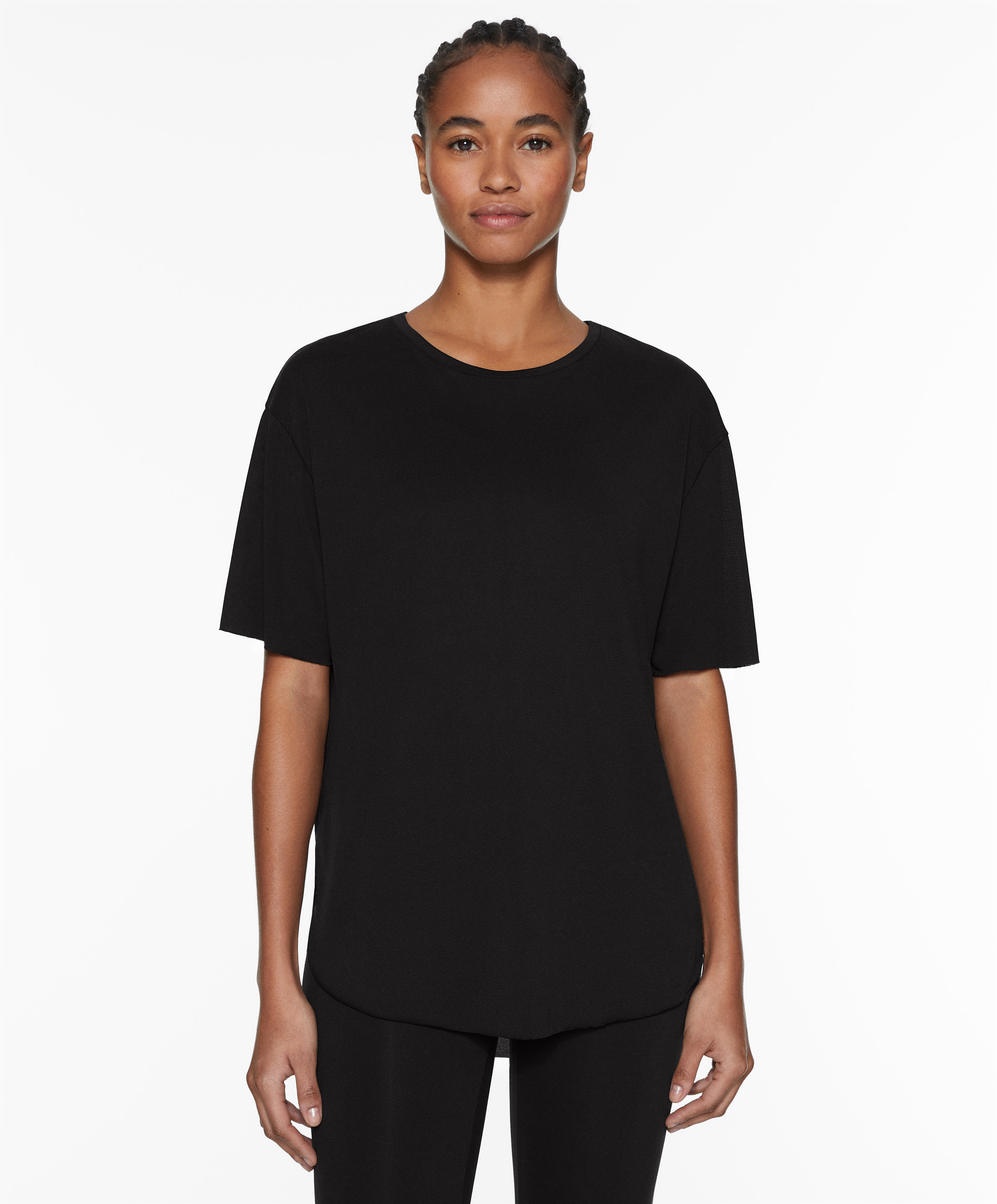 Modal blend short-sleeved T-shirt