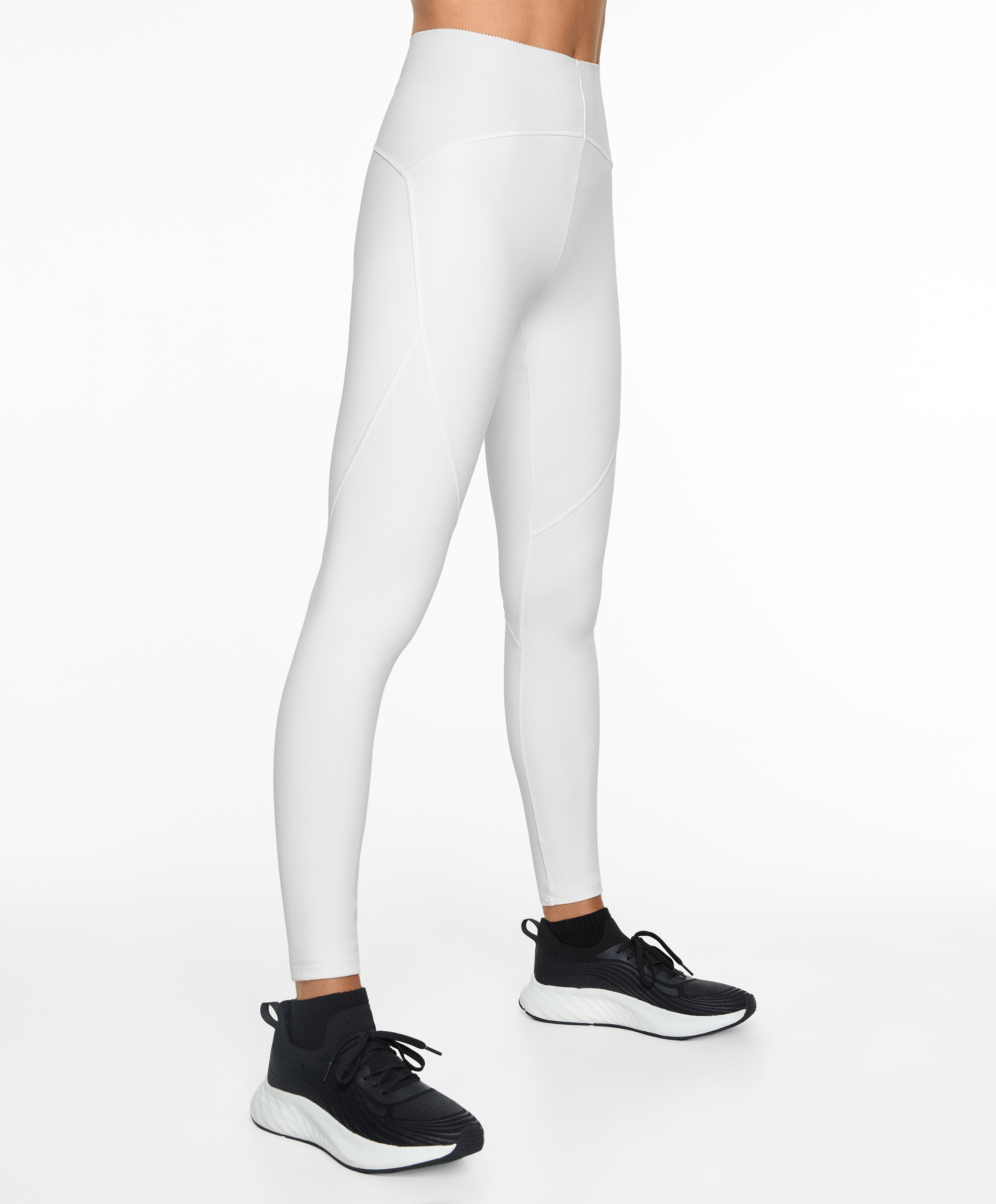 Basic compressive ankle-length leggings