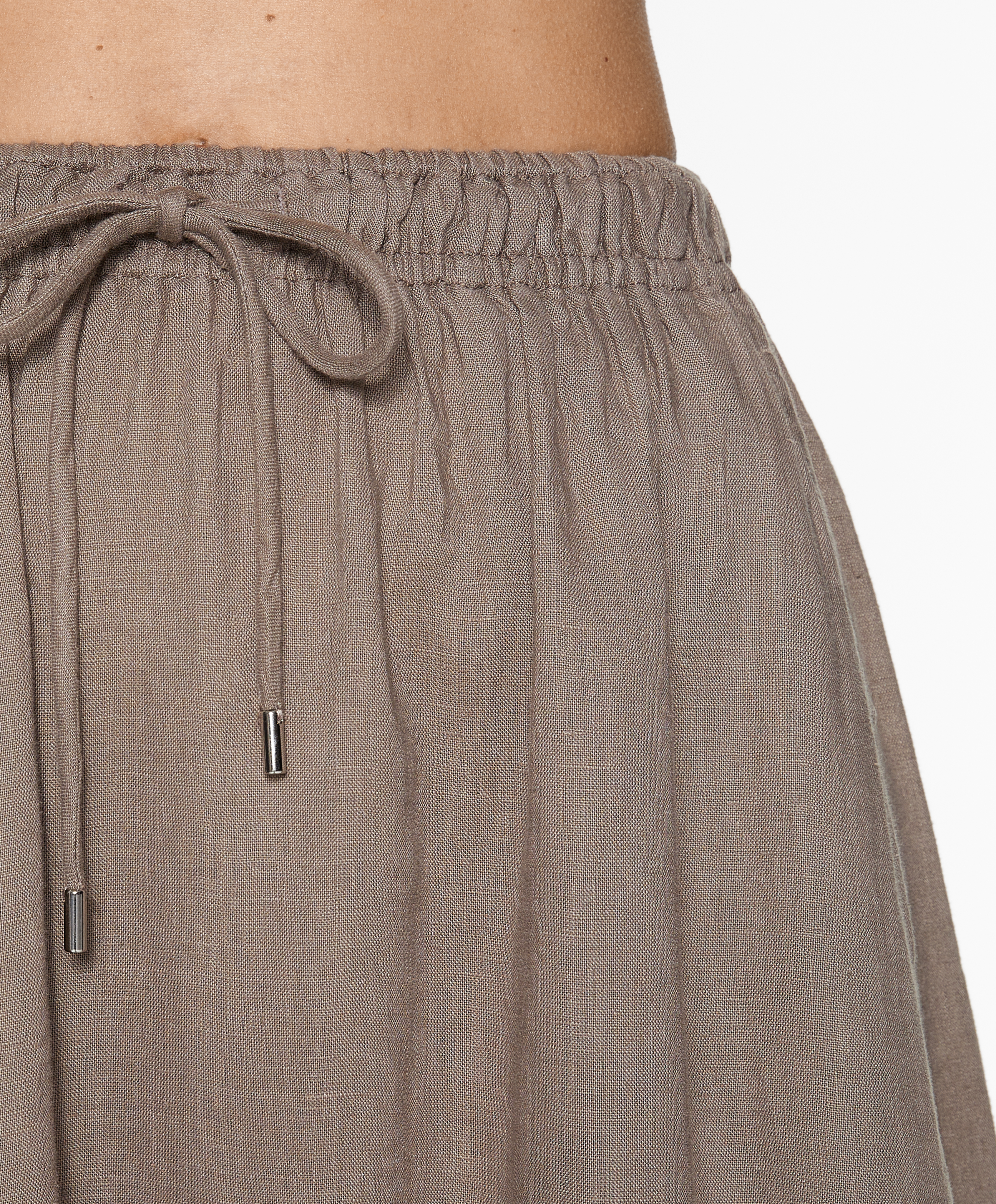Long 100% linen skirt