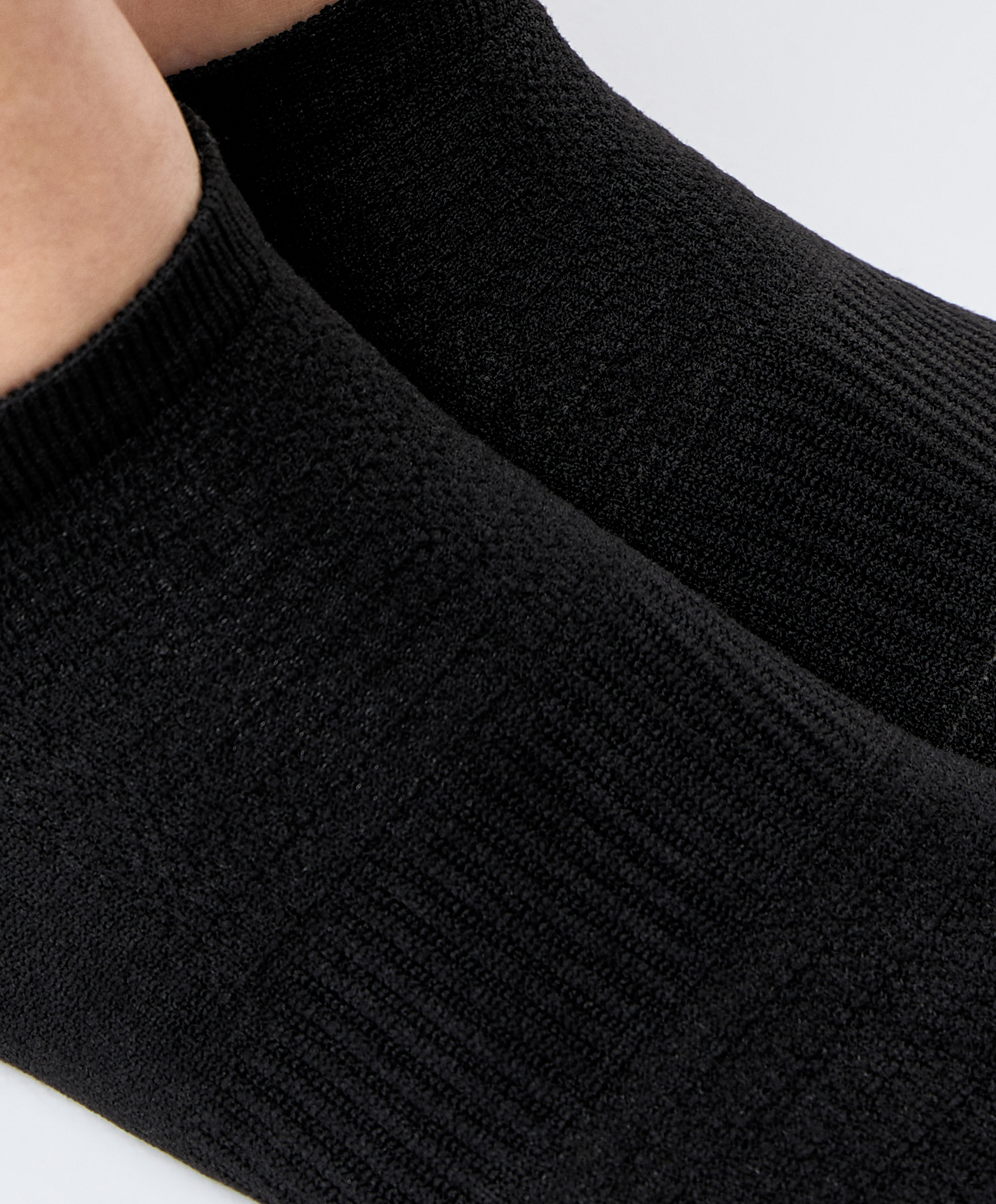 3 pairs of tab polyamide blend sports sneaker socks