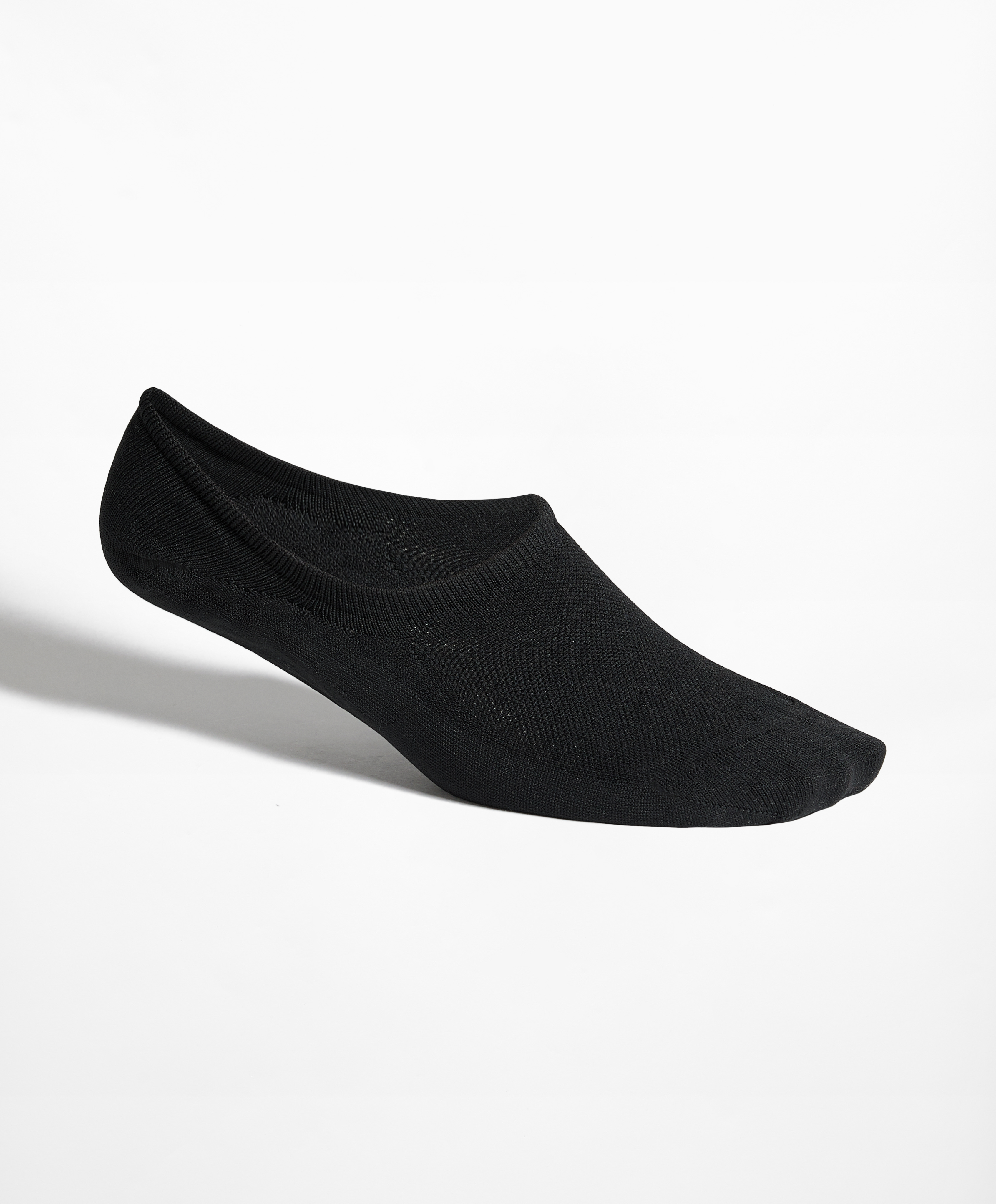 3 pairs of medium-cut invisible polyamide blend sports trainer socks