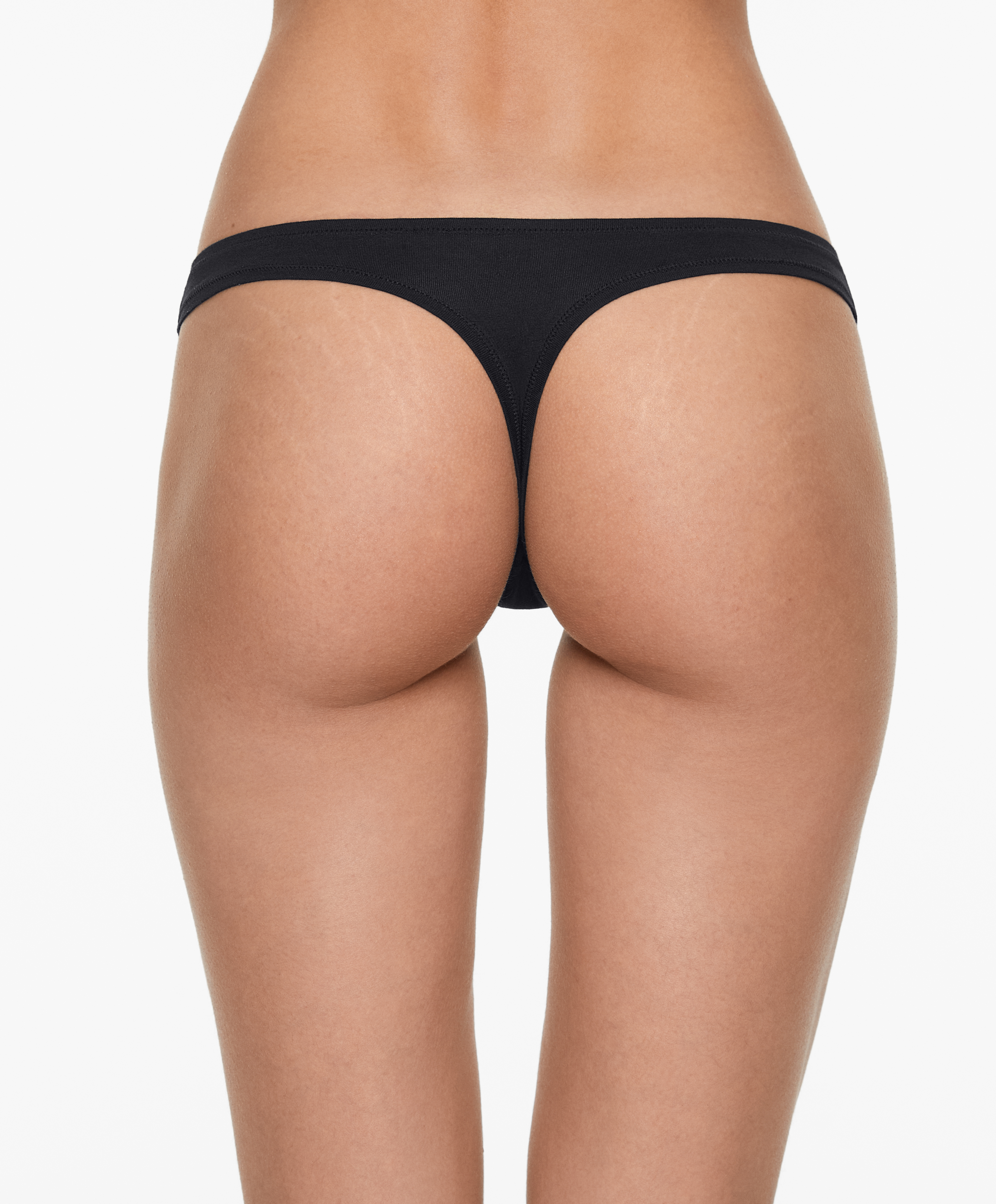 5 cotton blend thongs