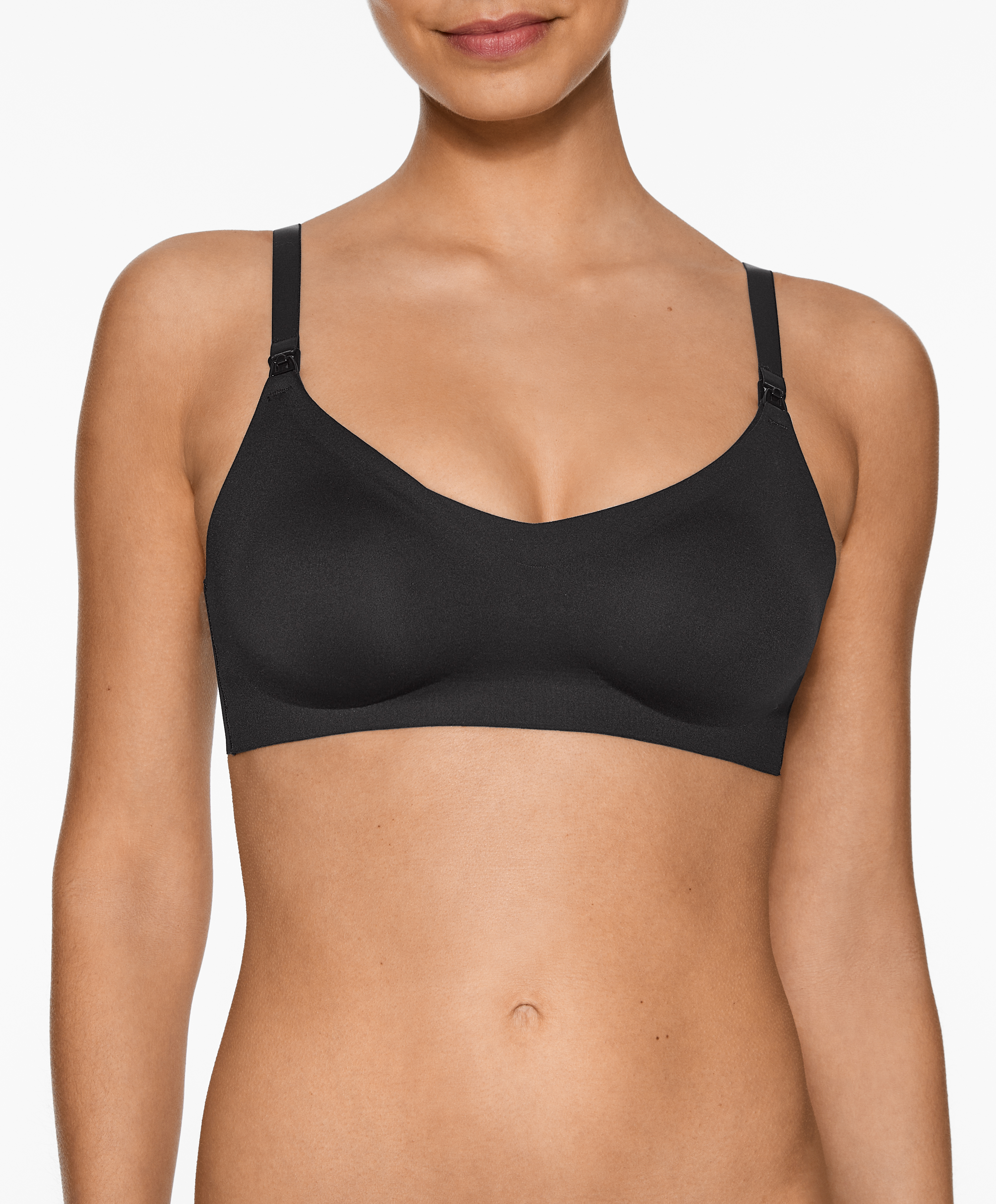 Invisible triangle nursing bra