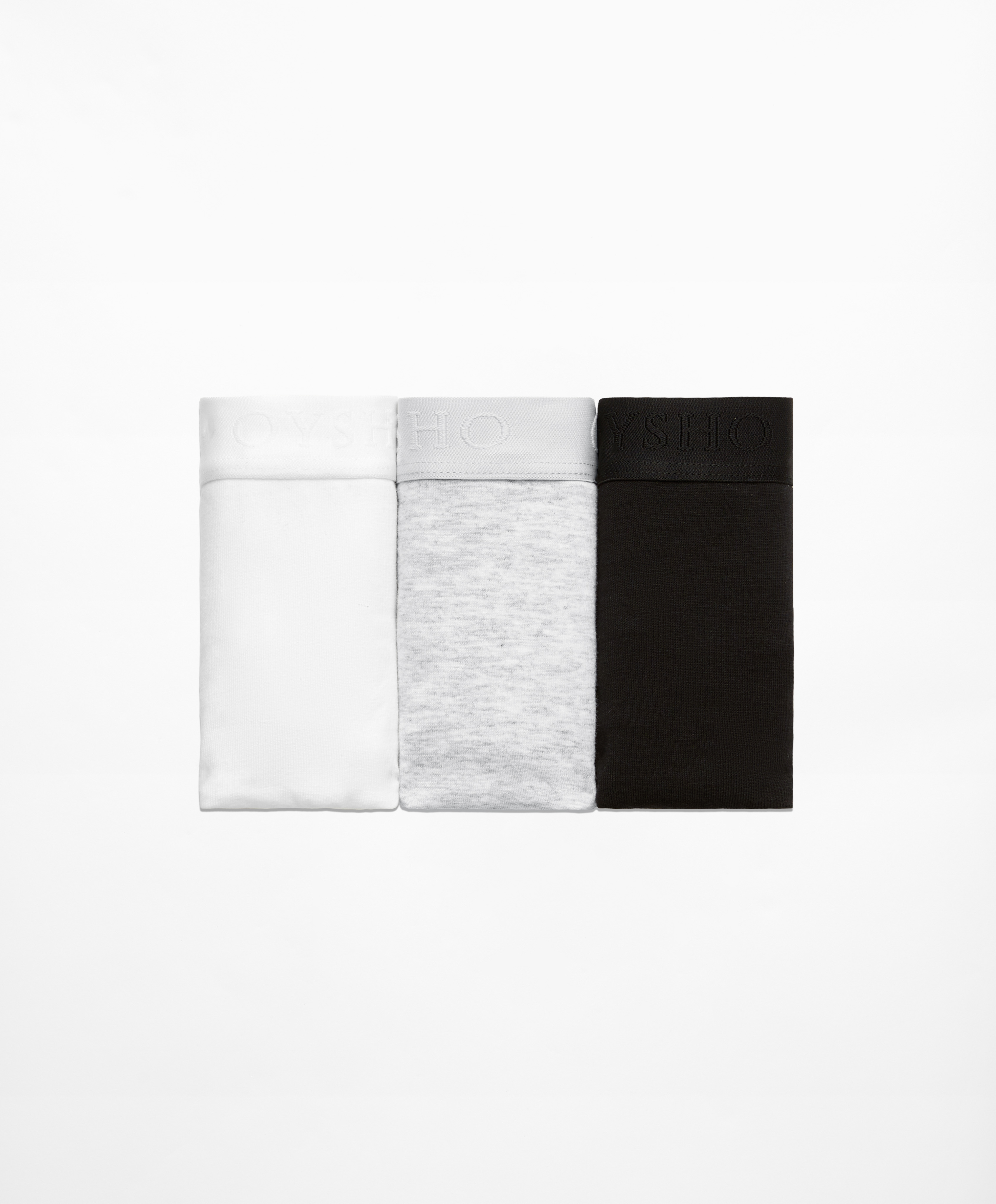 3 comfort cotton blend cheeky briefs with logo