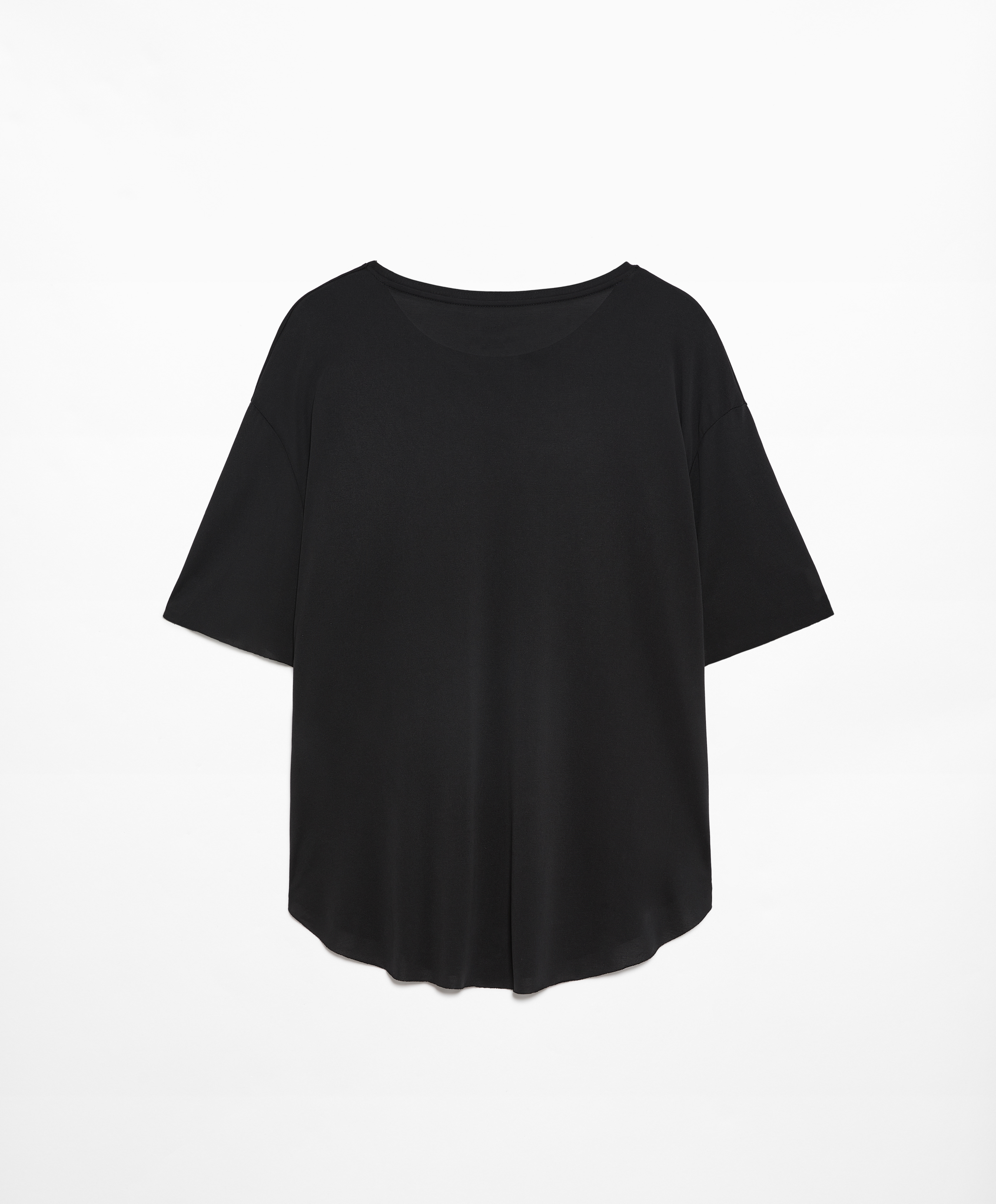 Modal blend short-sleeved T-shirt