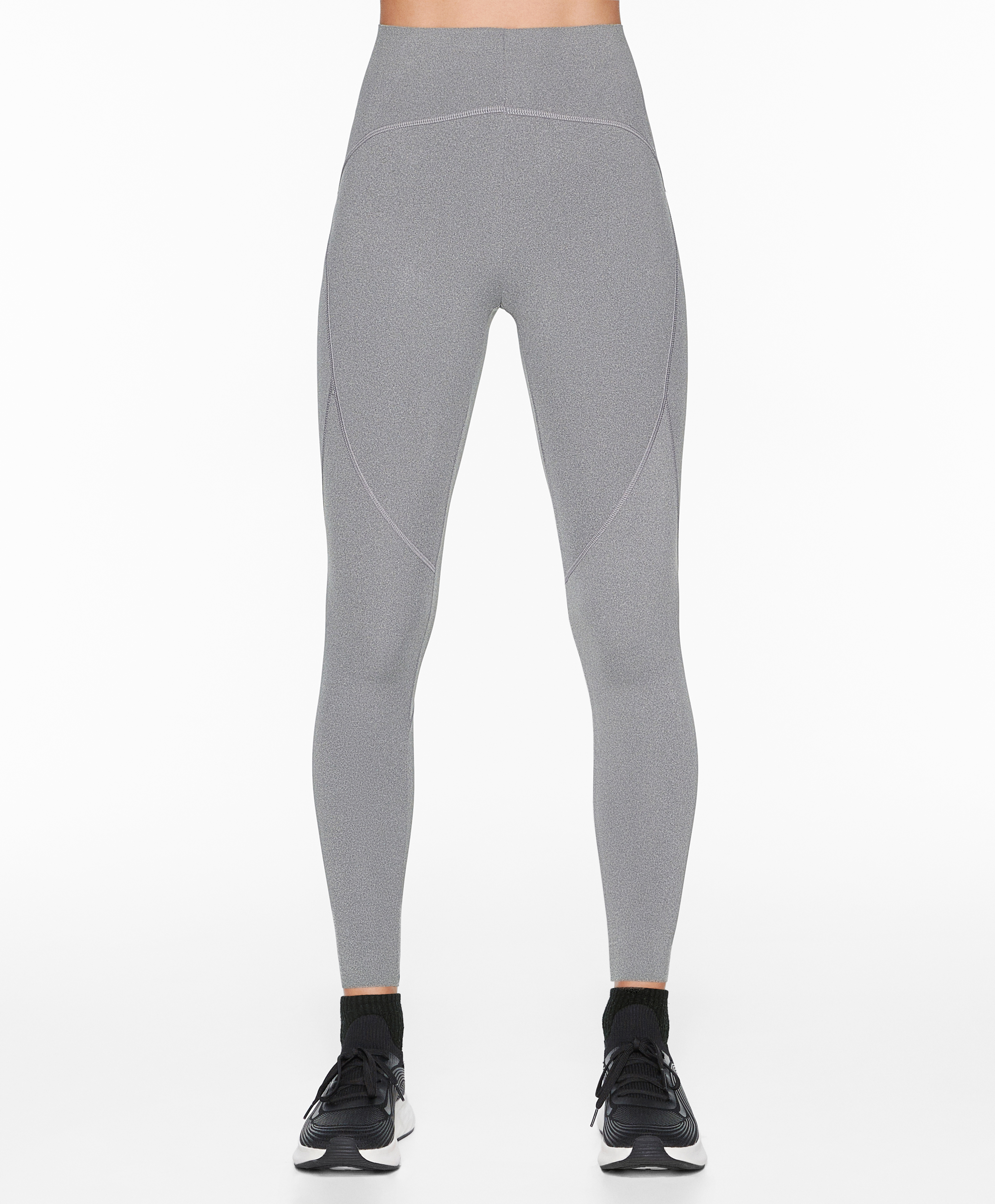 Basic compressive ankle-length leggings