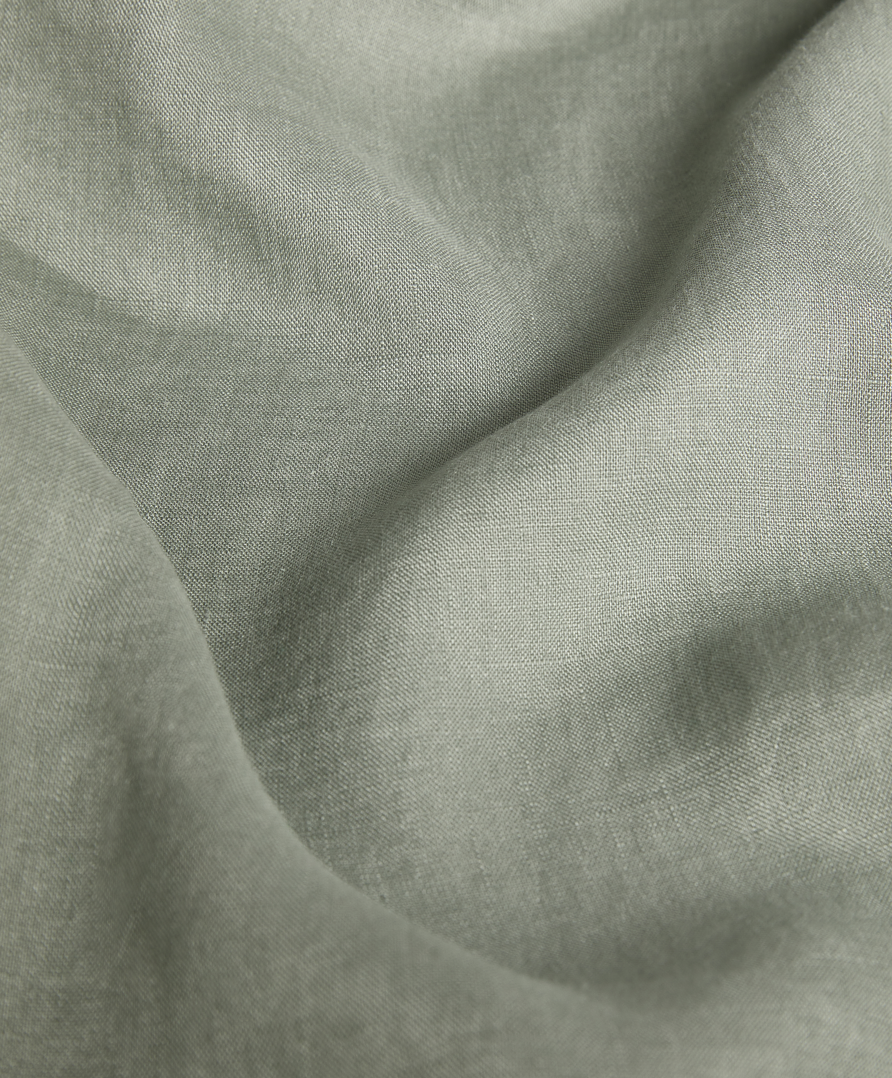 Wrap trousers with linen